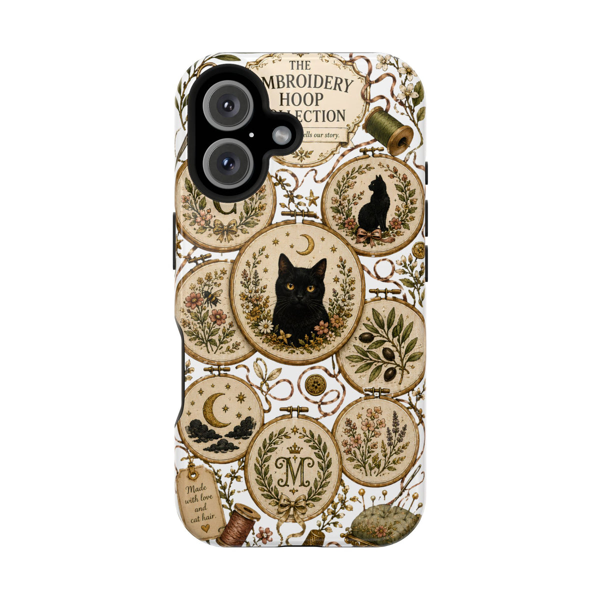 The Embroidery Hoop | Cat Mom Collection Phone case