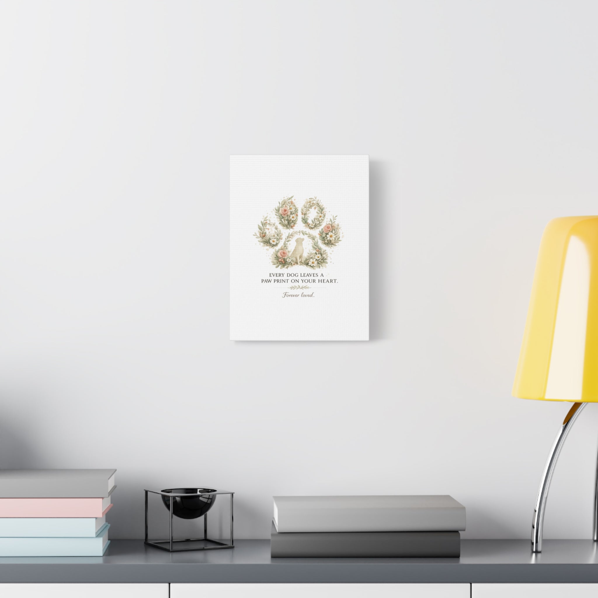 Every Dog Leaves a Paw Print | Matte Canvas, Stretched, 1.25"