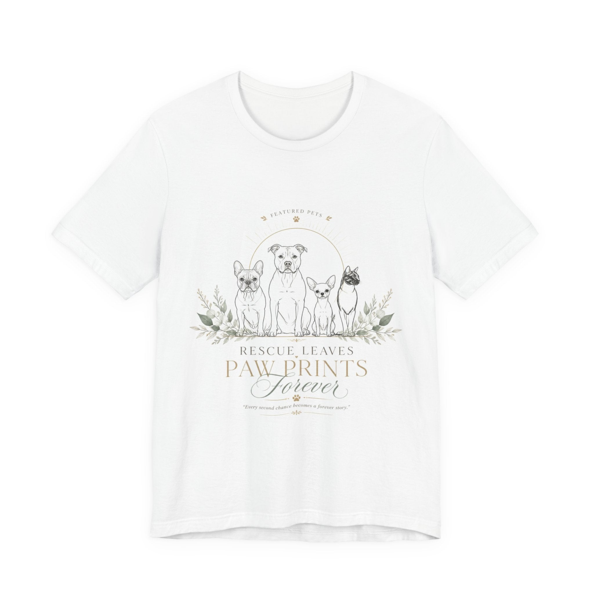 PAWPRINT | Bella+Canvas 3001 Unisex Jersey T-Shirt