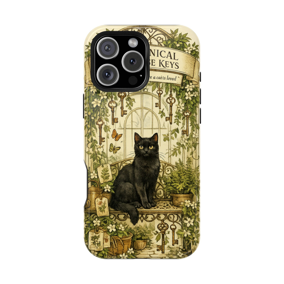 The Botanical Greenhouse Keys | Cat Mom Collection Phone case