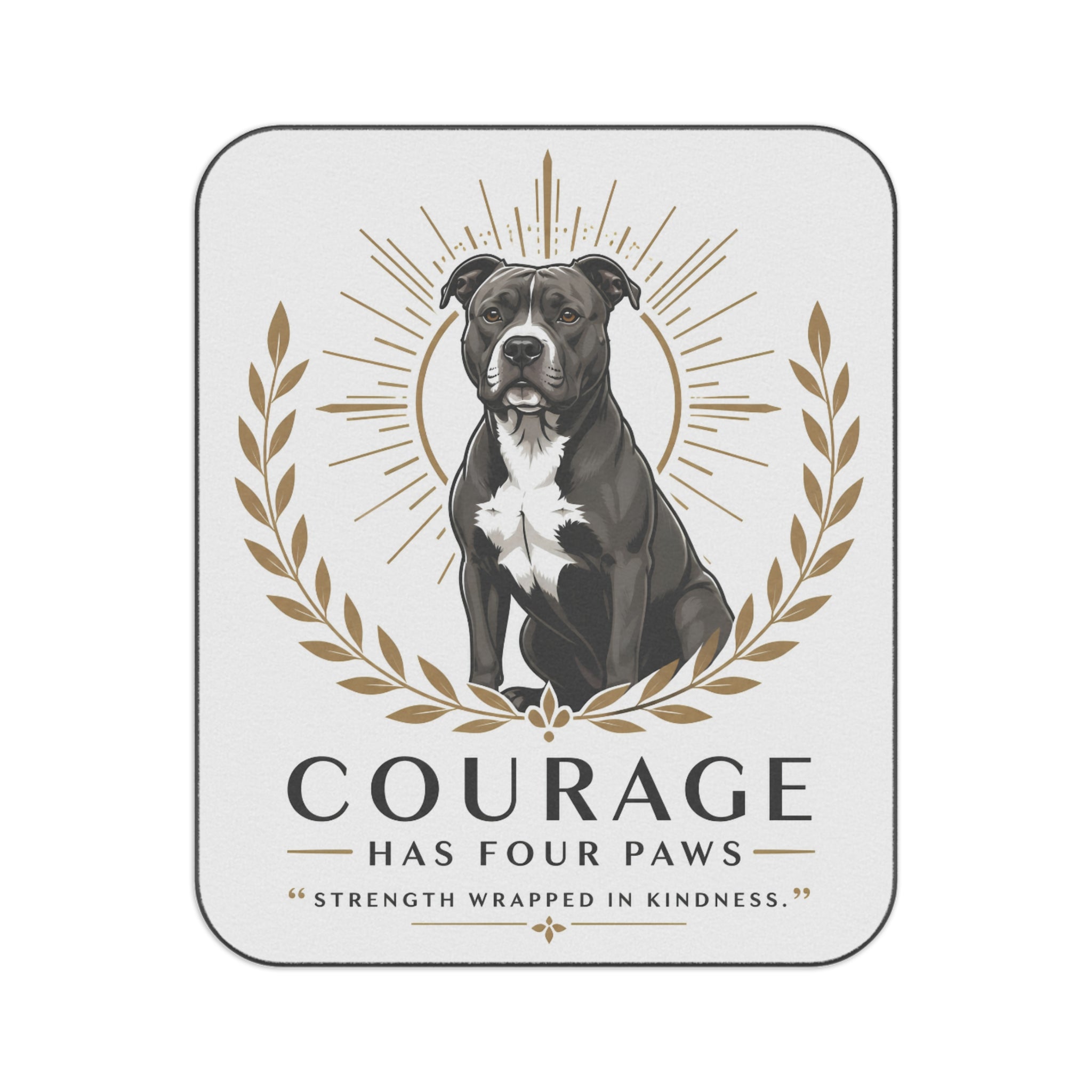 COURAGE HAS FOUR PAWS | Picnic Blanket