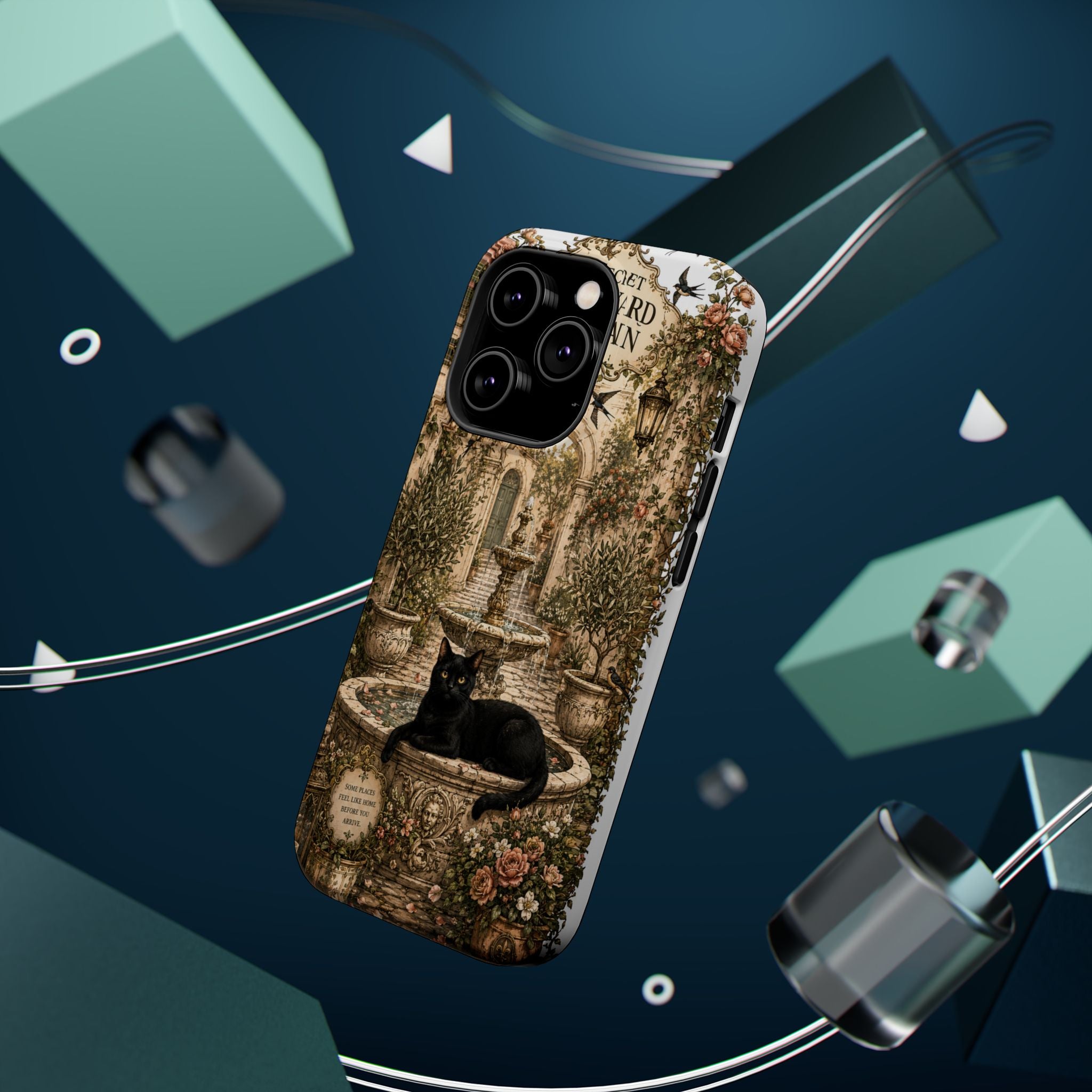 THE SECRET COURTYARD FOUNTAIN | Phone case