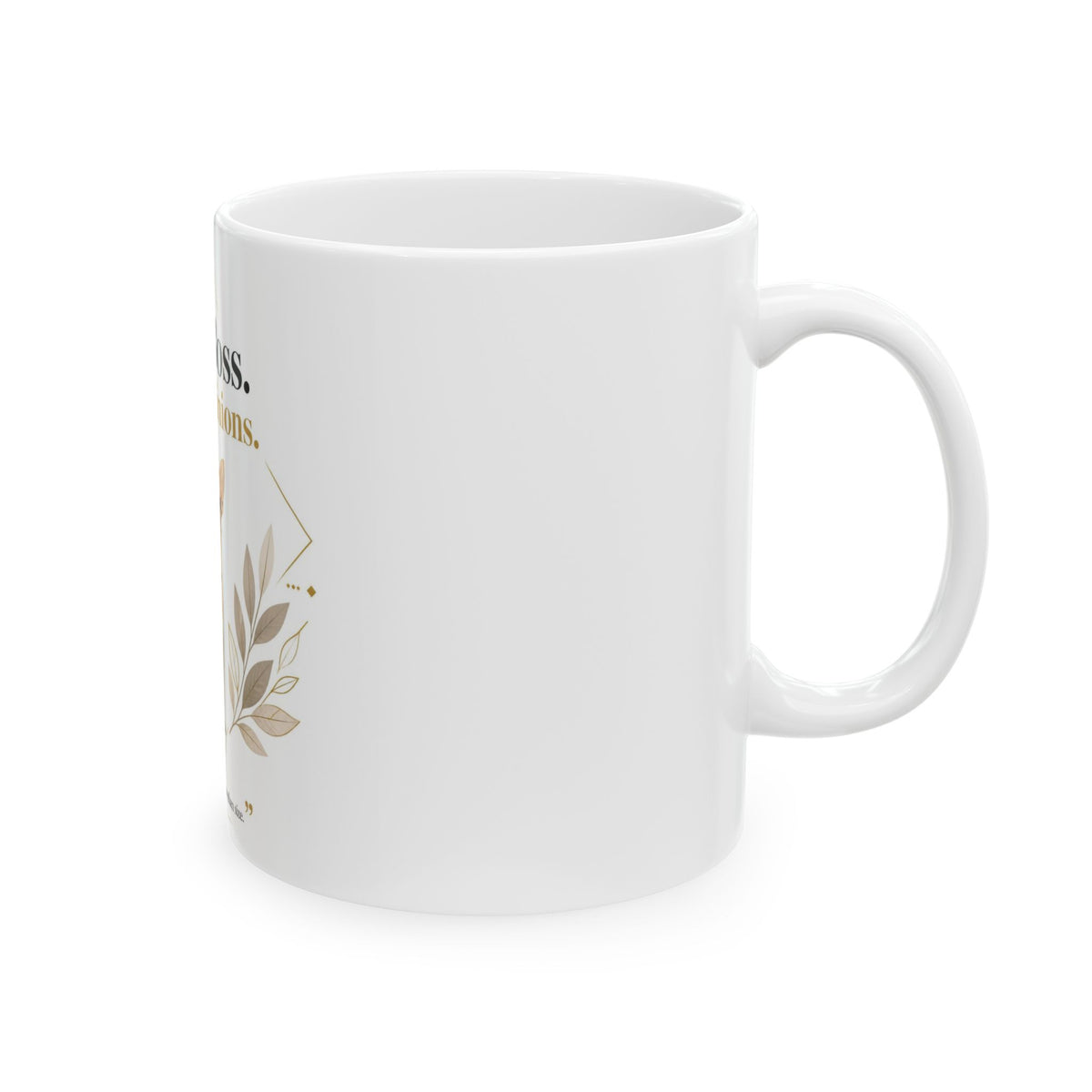 Tiny Boss. Huge Opinions. | Rescue Collection Mug