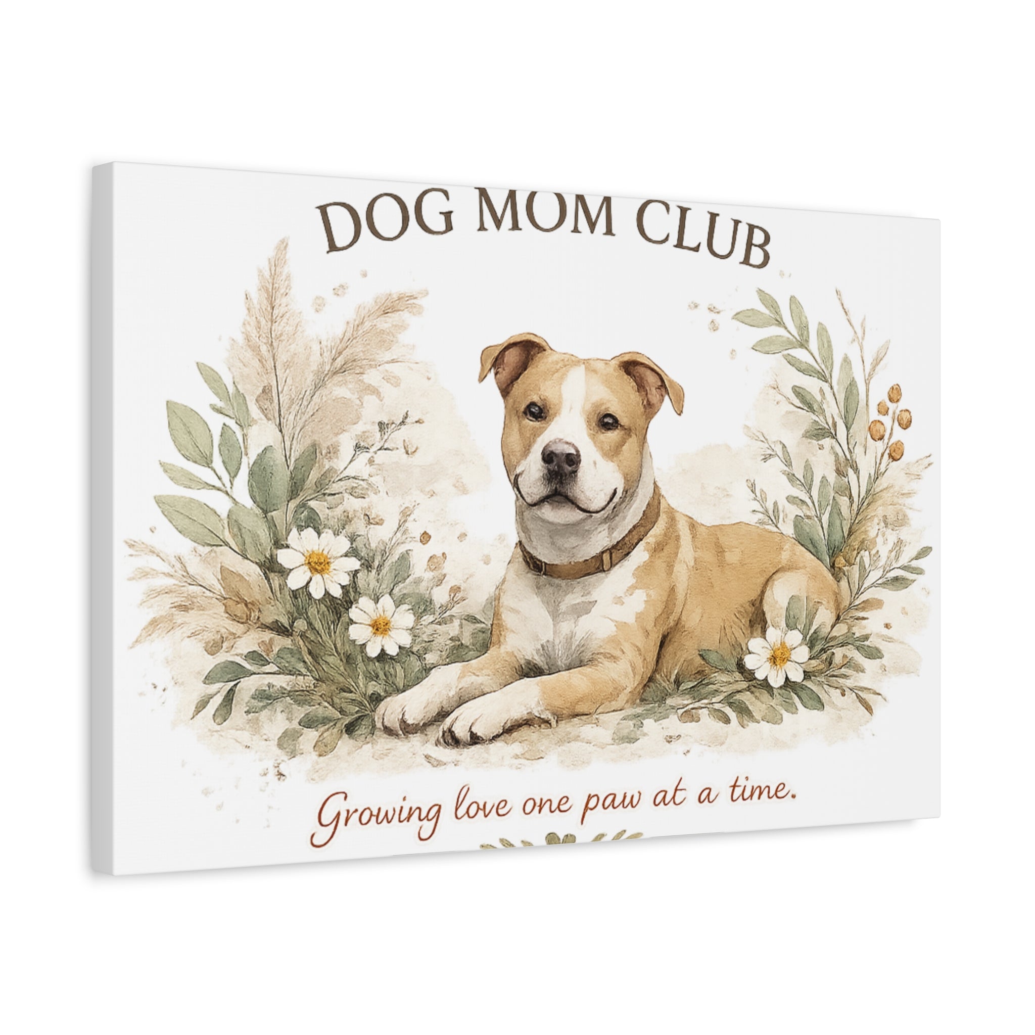 Dog Mom's Wild Garden | Matte Canvas, Stretched, 1.25"
