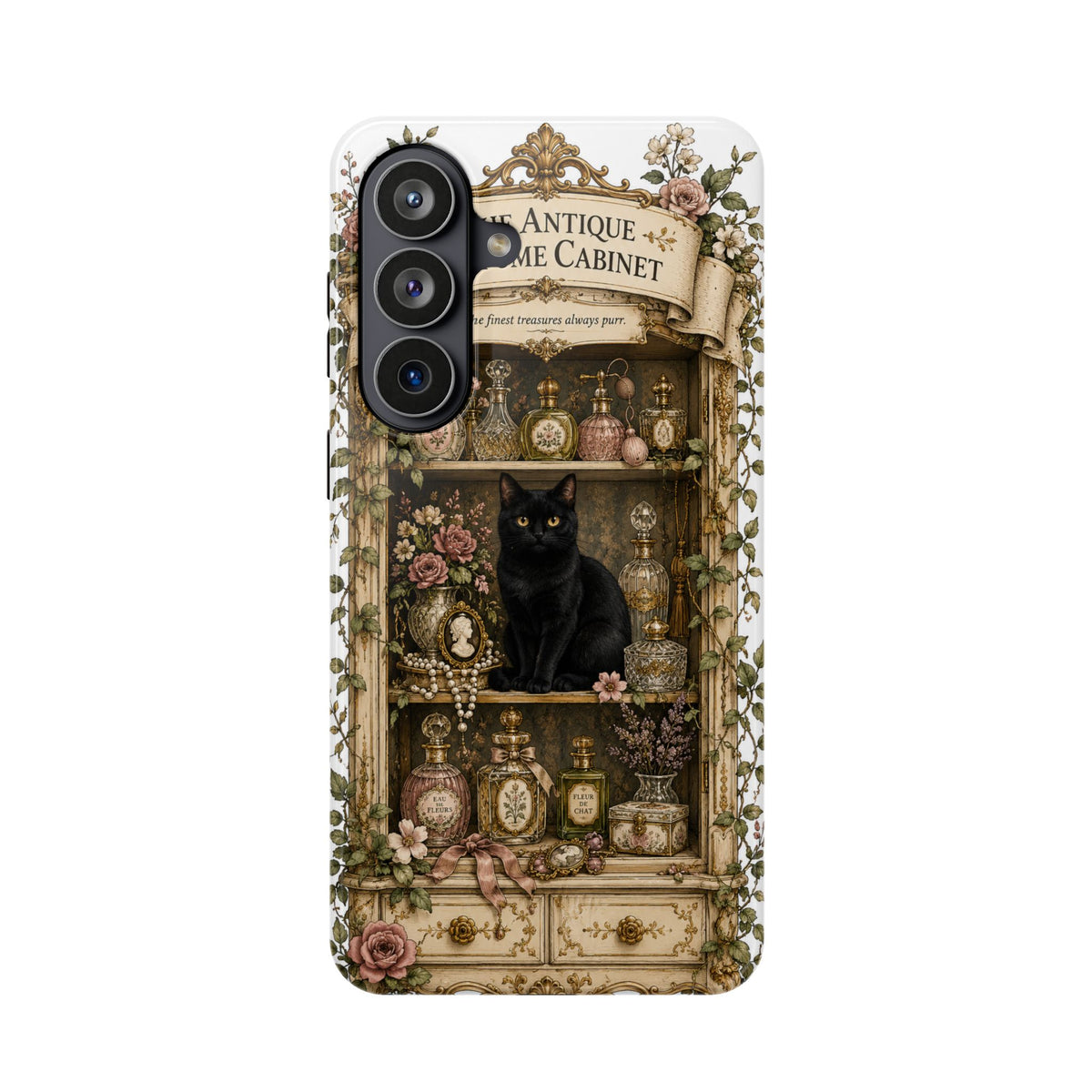 The Antique Perfume Cabinet | Cat Mom Collection Phone case