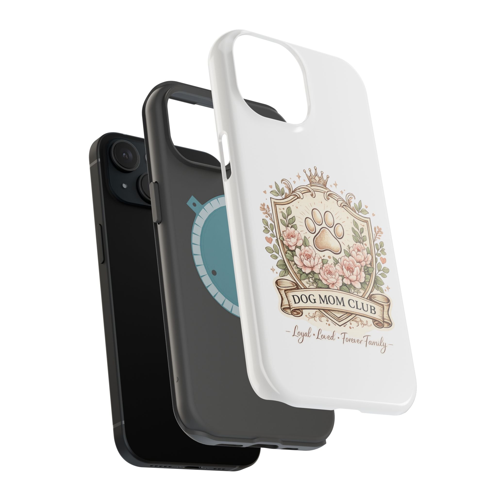 Floral Paw Crest Phone case
