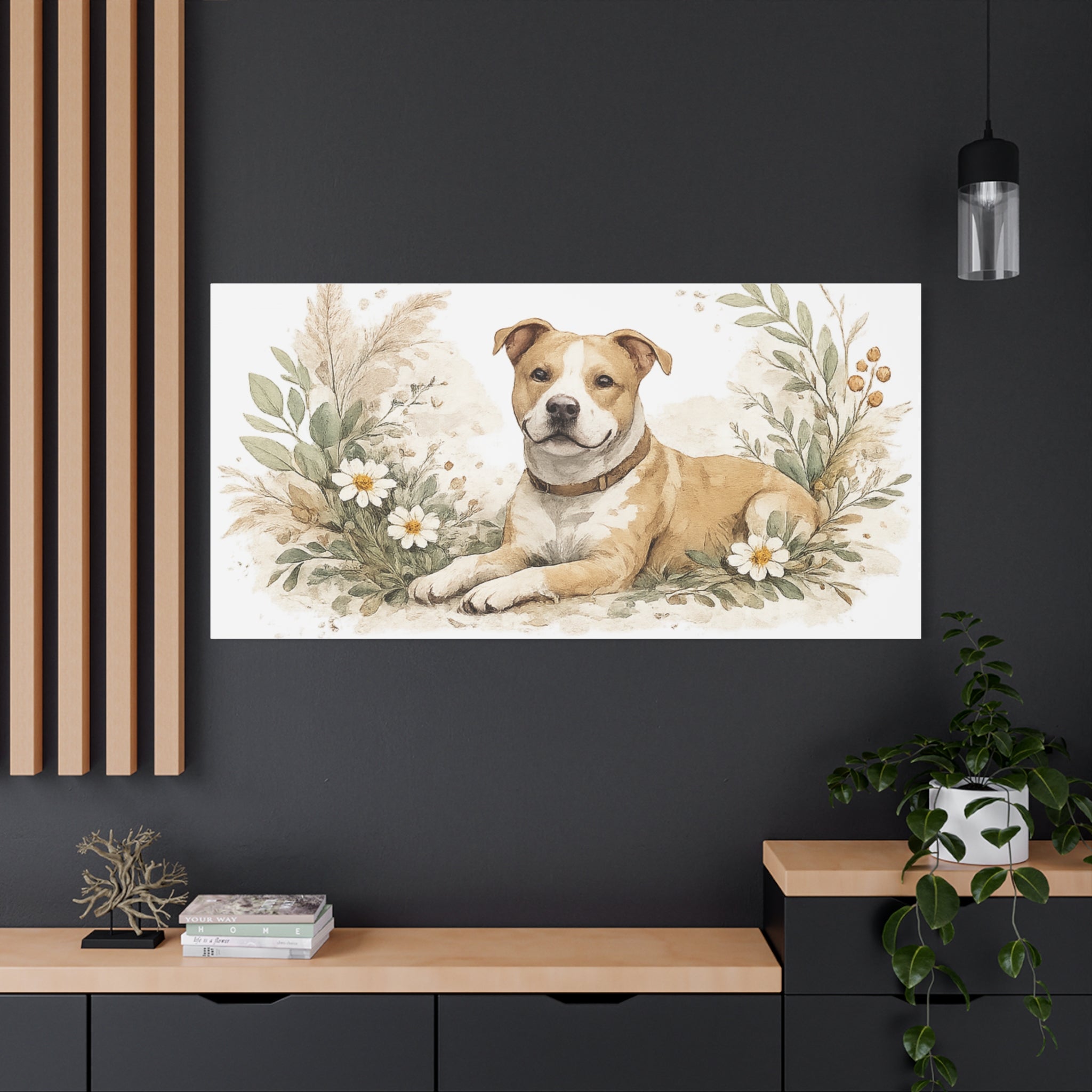 Dog Mom's Wild Garden | Matte Canvas, Stretched, 1.25"