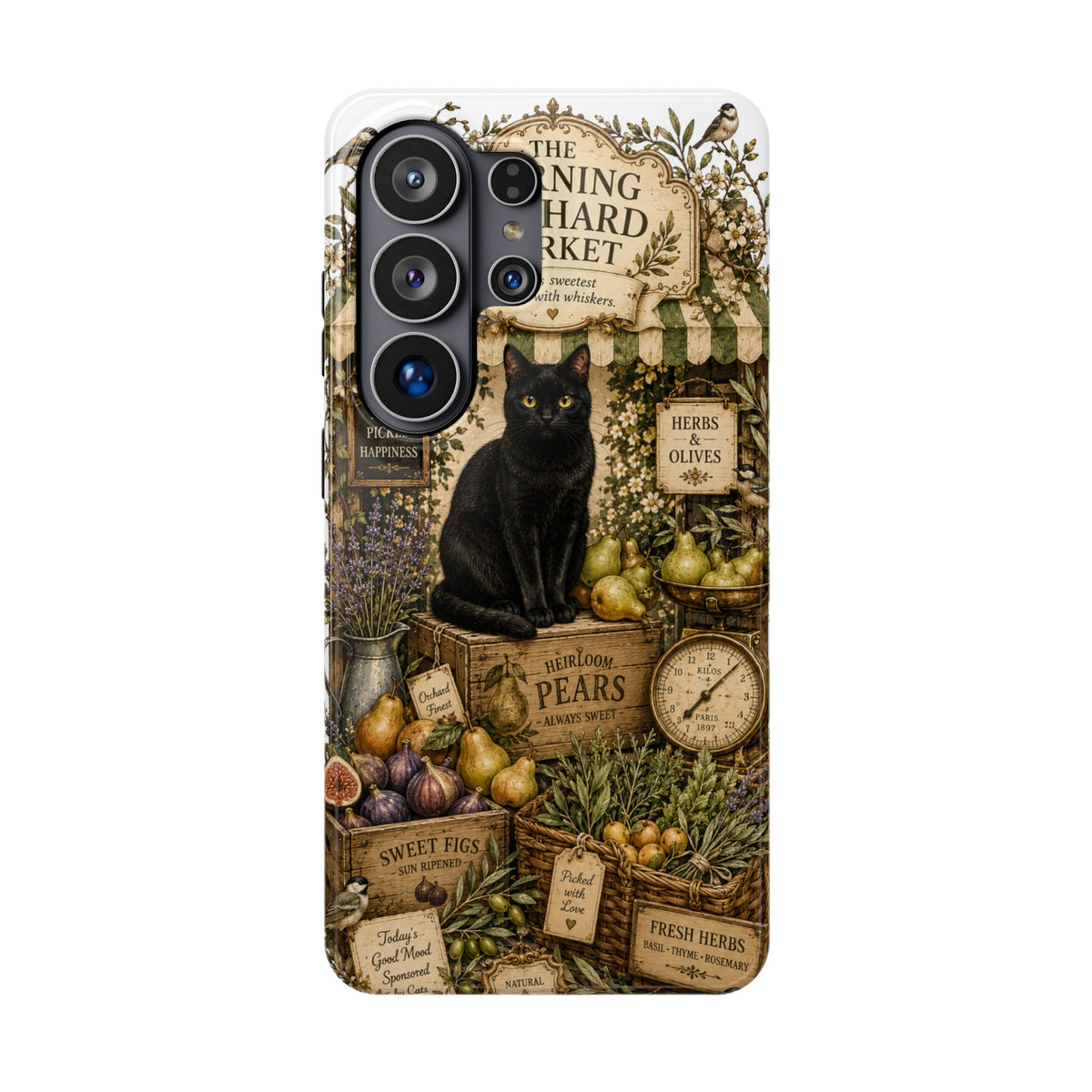 The Morning Orchard Market | Cat Mom Collection Phone case