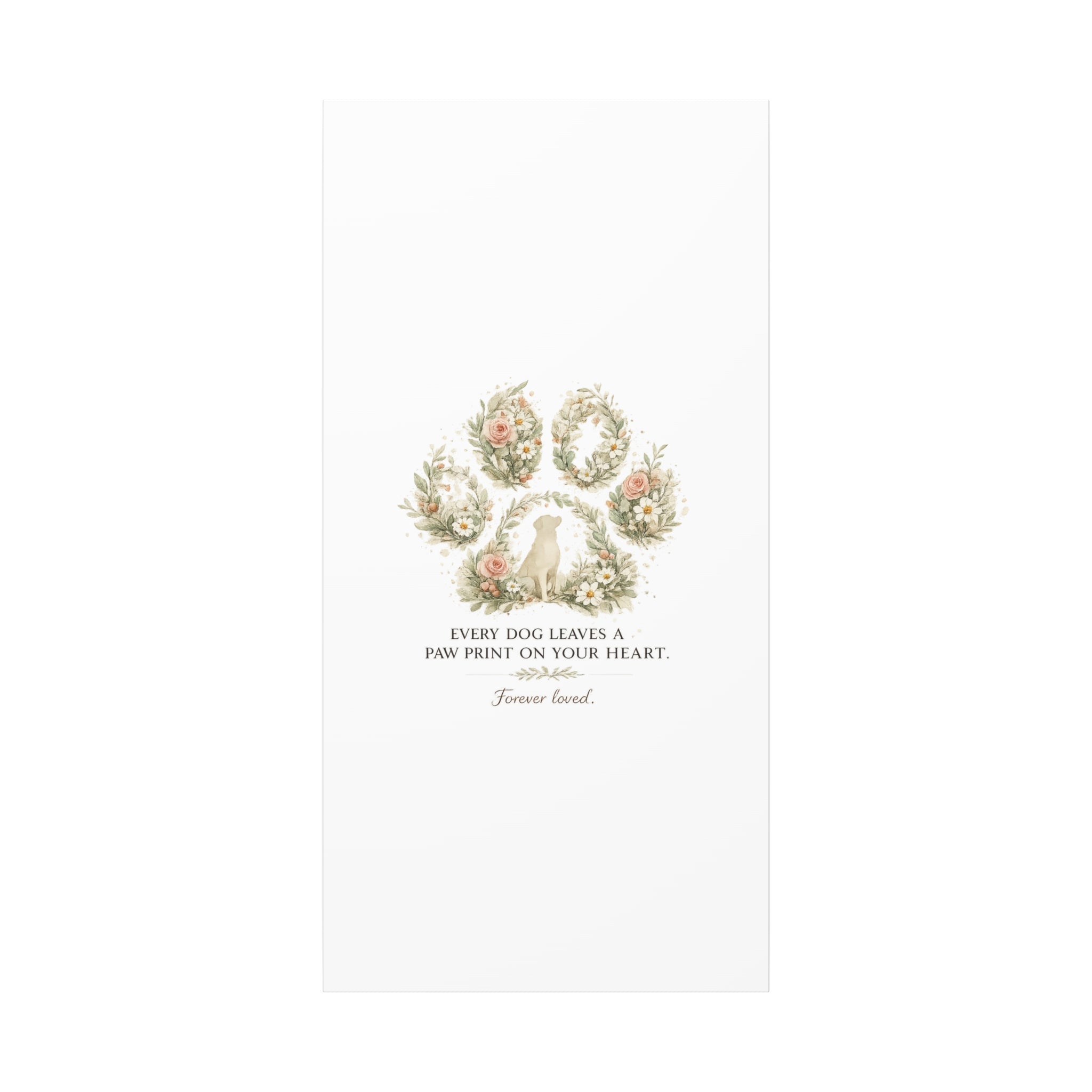 Every Dog Leaves a Paw Print | Matte Canvas, Stretched, 1.25"
