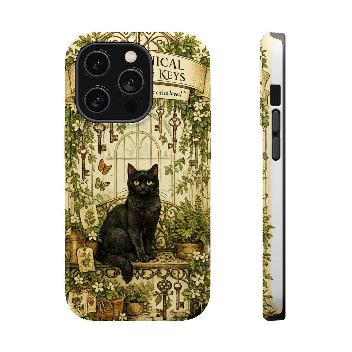 The Botanical Greenhouse Keys | Cat Mom Collection Phone case