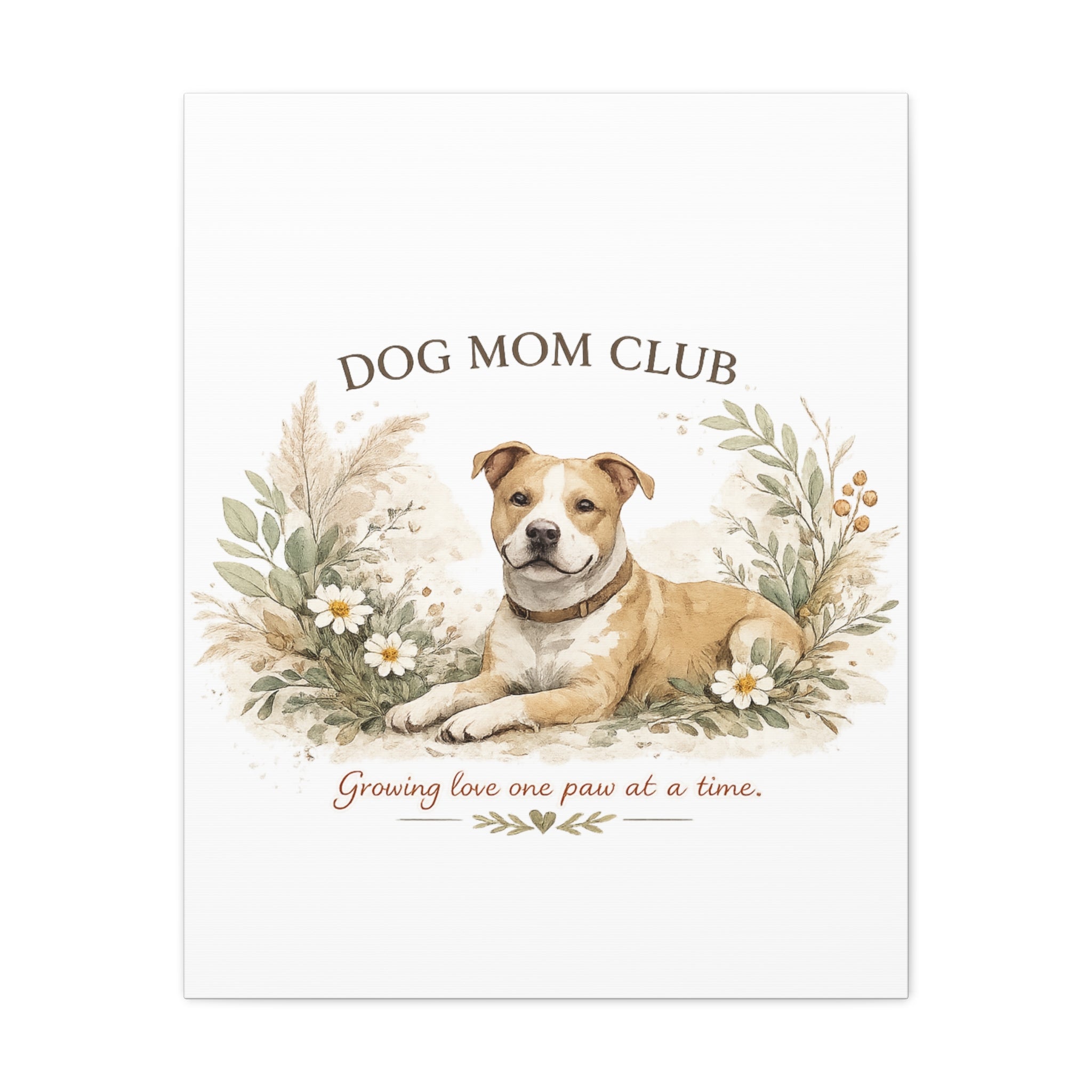 Dog Mom's Wild Garden | Matte Canvas, Stretched, 1.25"