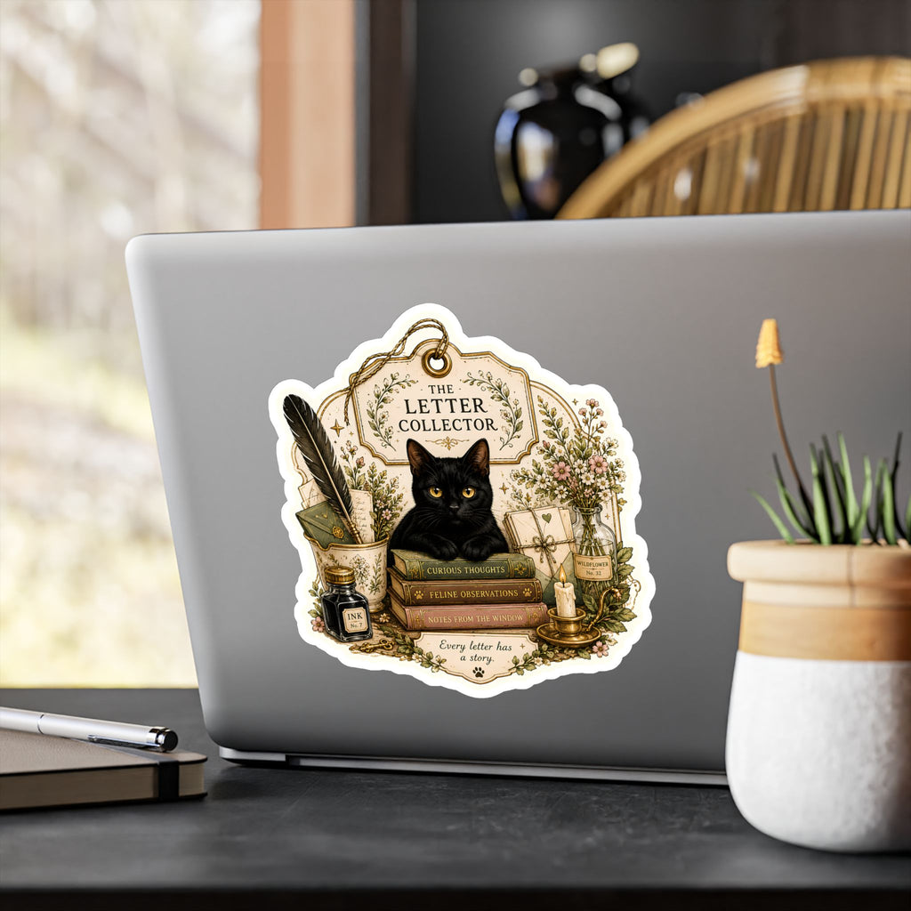 THE LETTER COLLECTOR | Kiss-Cut Vinyl Decals Sticker