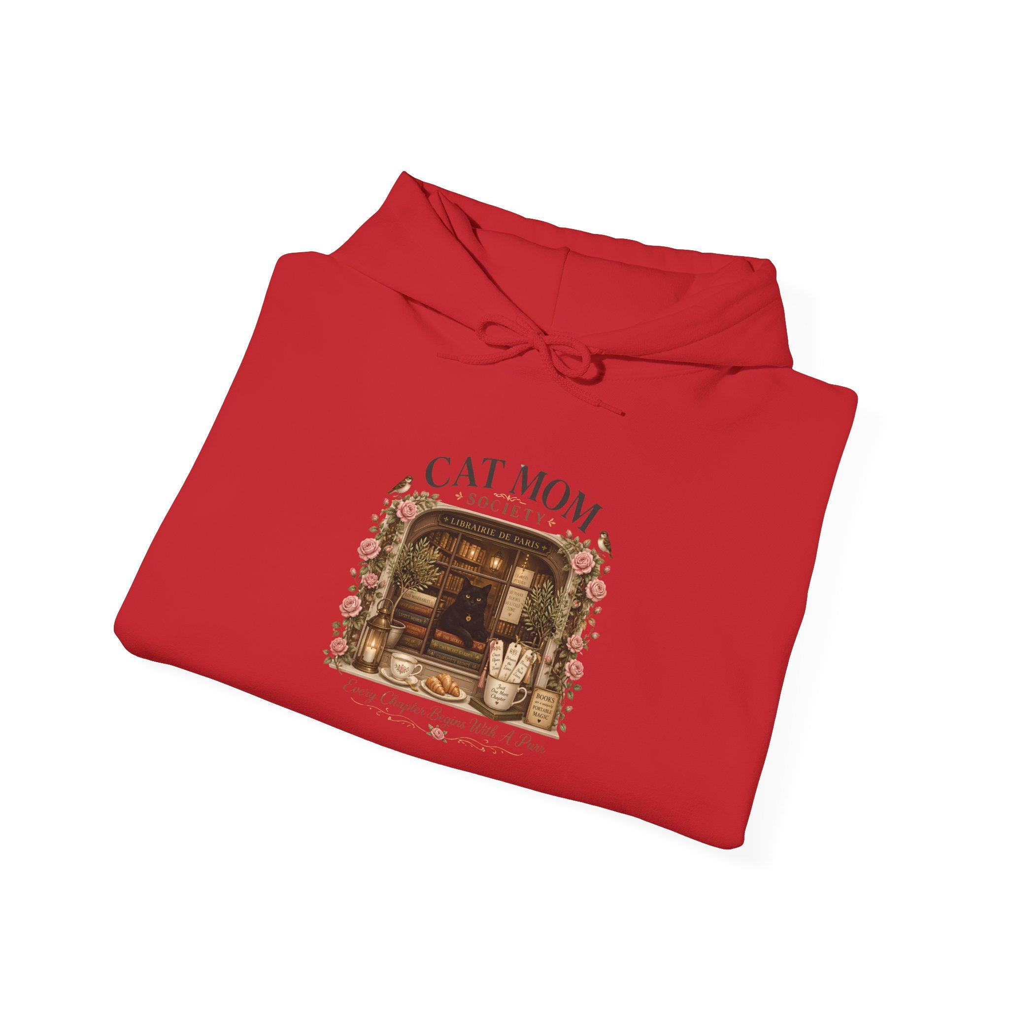 THE PARISIAN BOOKSHOP WINDOW | Gildan Heavy Blend™ Hoodie (18500)