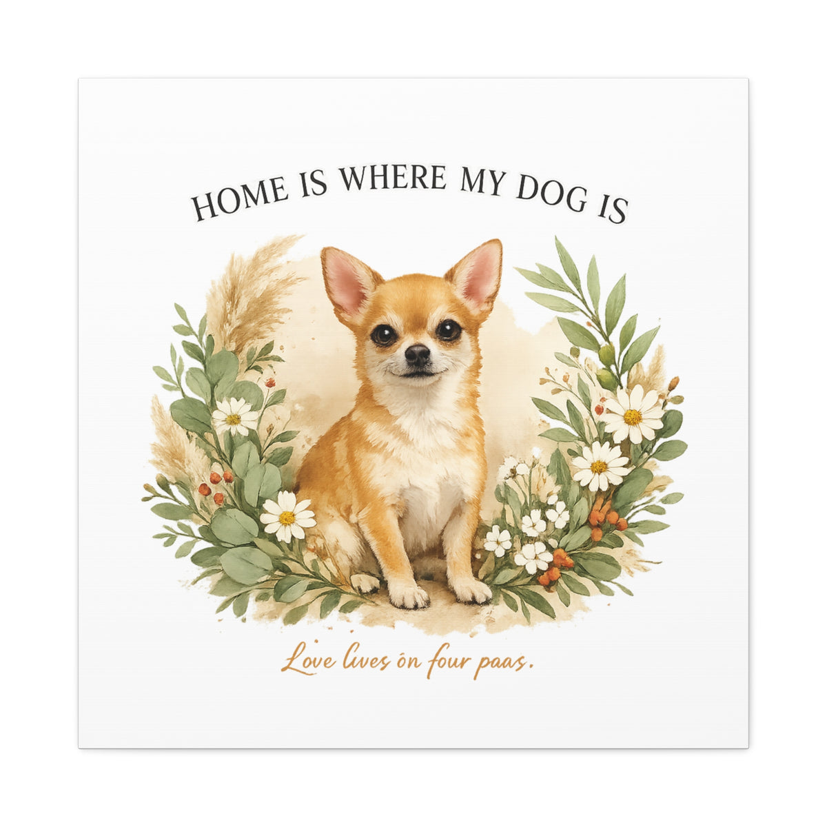 The Heart of the Home | Dog Mom Collection Matte Canvas