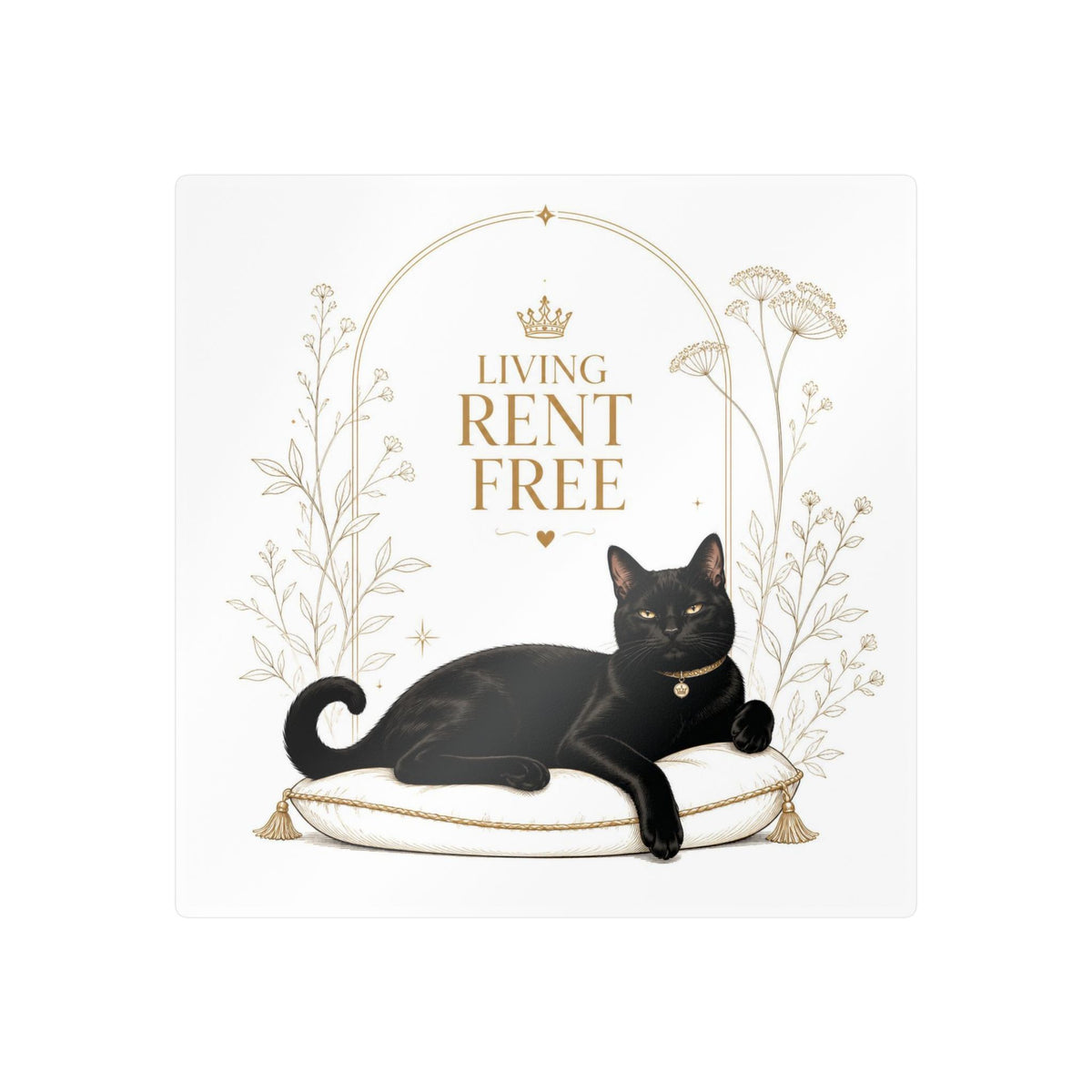 Living Rent Free | Fun Collection Sticker