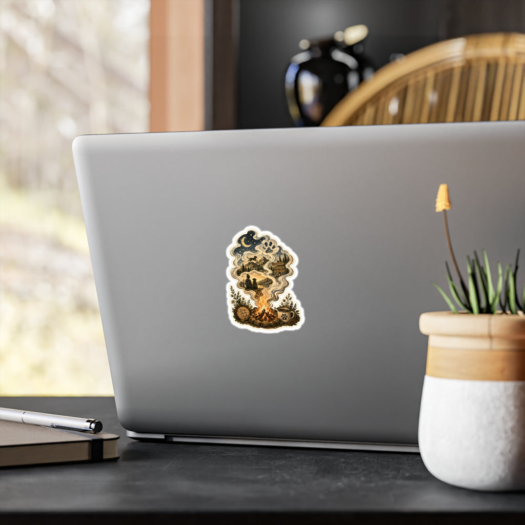 Campfire Smoke | Kiss-Cut Vinyl Decals Sticker