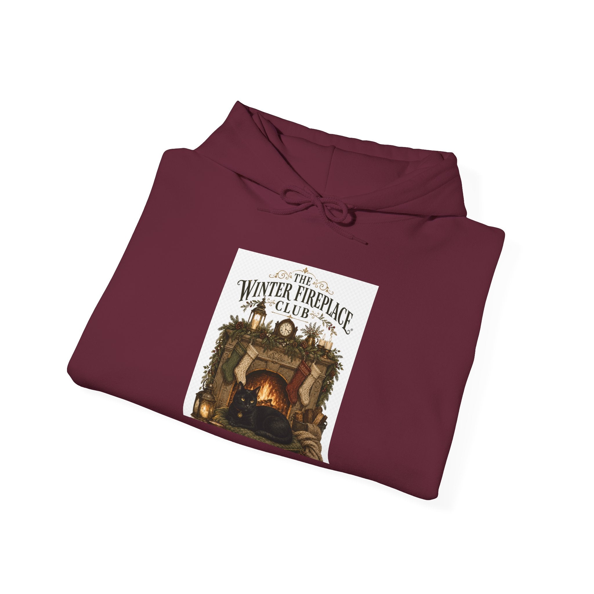 THE WINTER FIREPLACE CLUB | Gildan Heavy Blend™ Hoodie (18500)