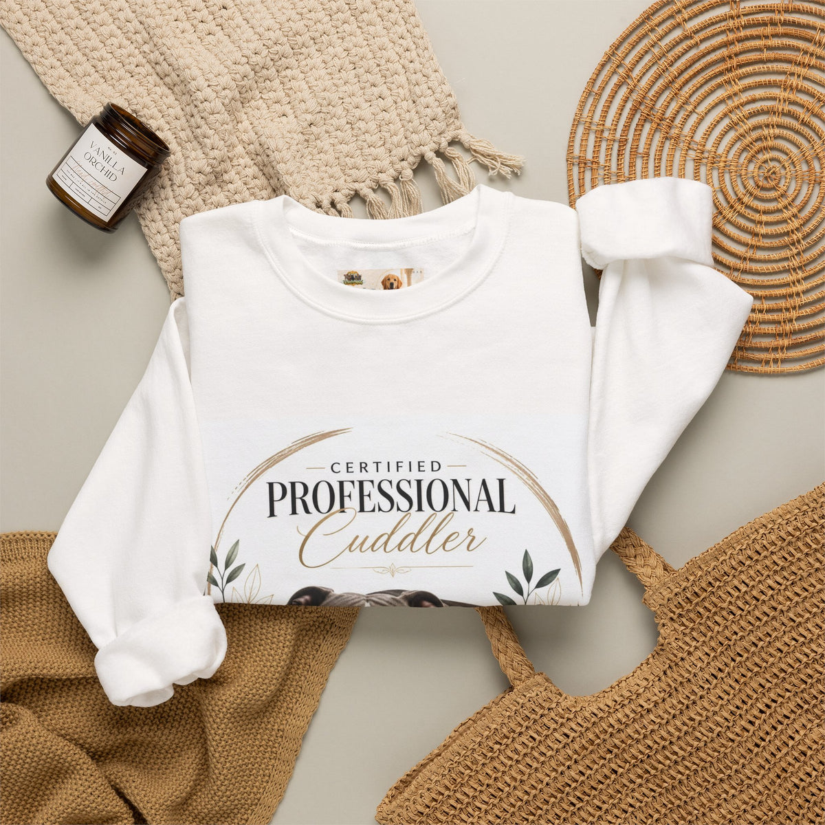 Certified Professional Cuddler | Rescue Collection Sweatshirt