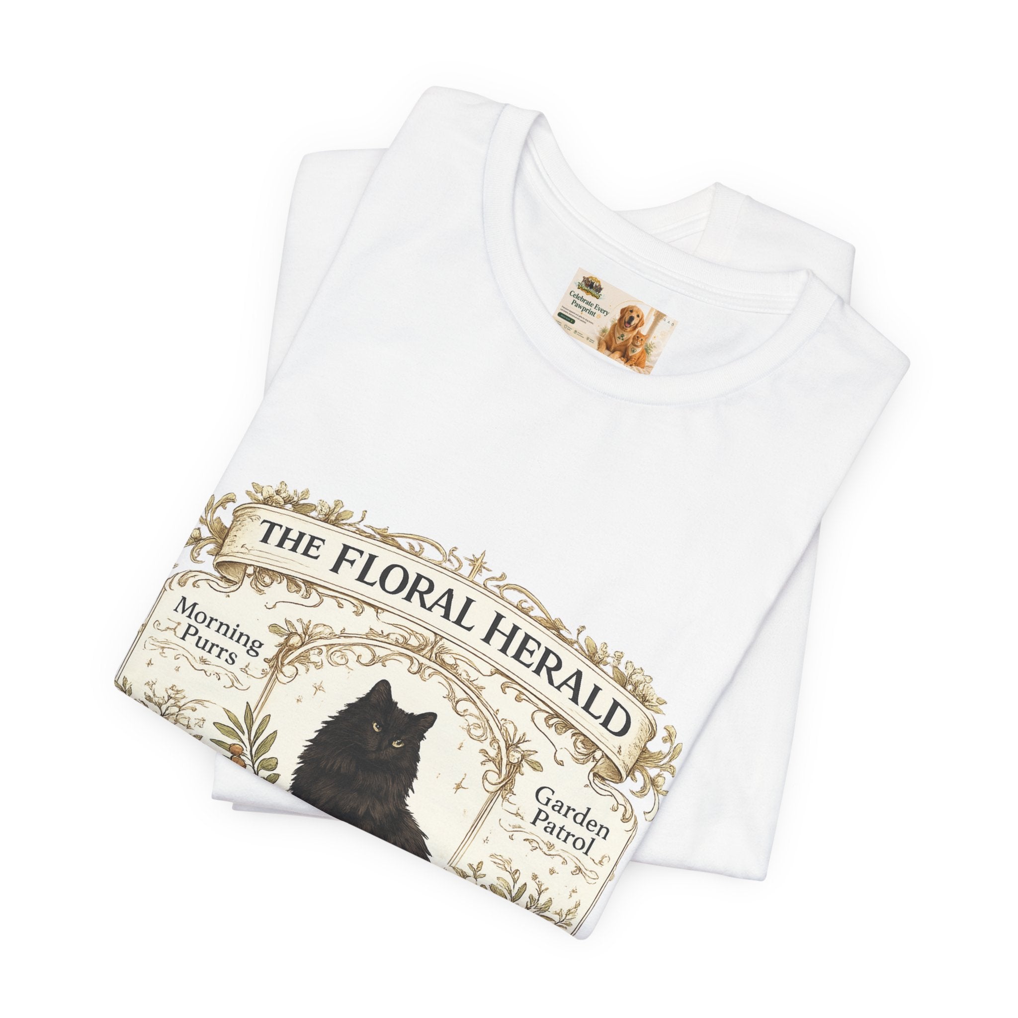 The Floral Herald | Bella+Canvas 3001 Unisex Jersey T-Shirt