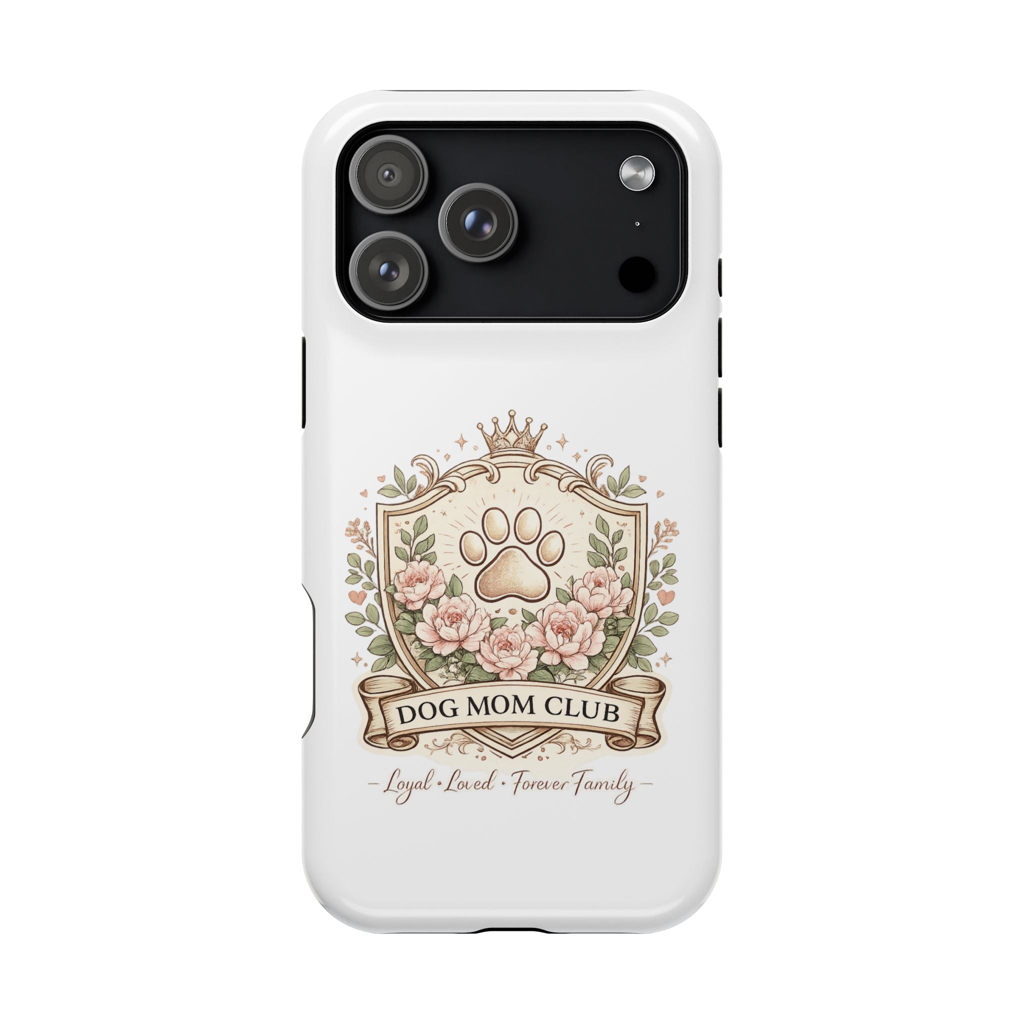 Floral Paw Crest Phone case