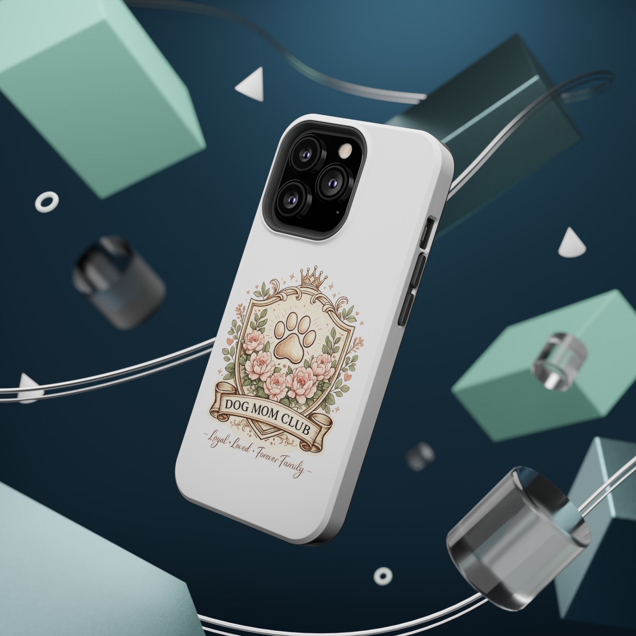 Floral Paw Crest Phone case
