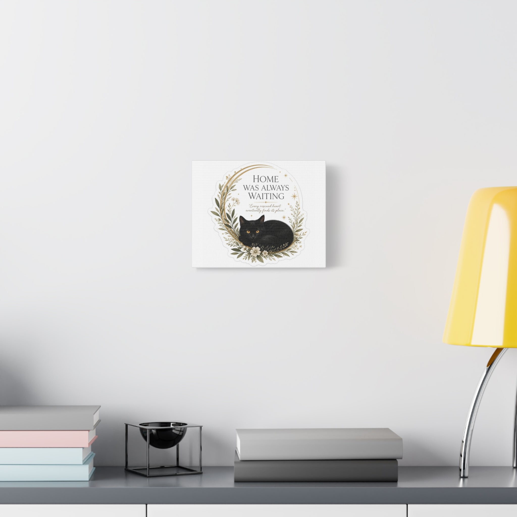 HOME WAS ALWAYS WAITING  | Matte Canvas, Stretched