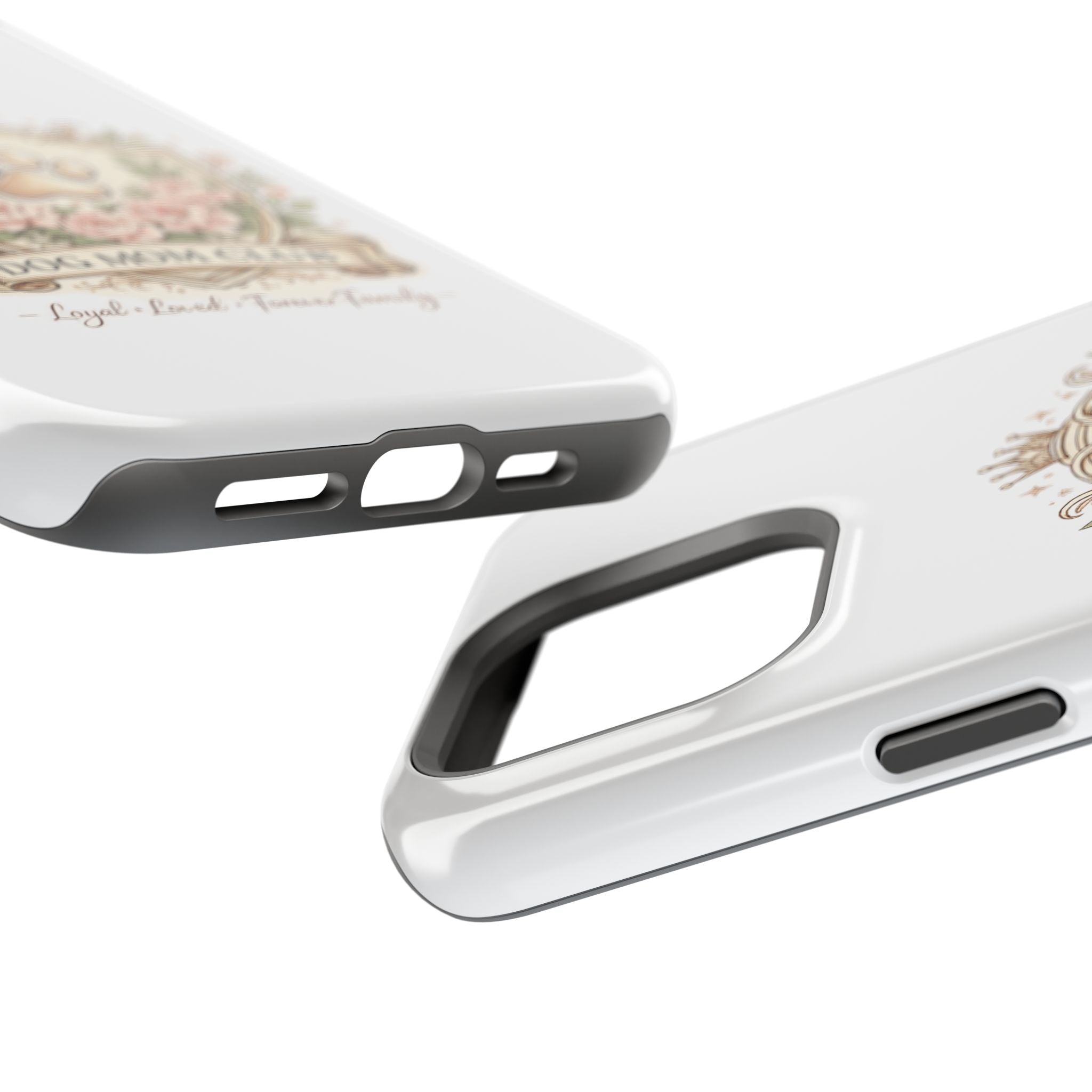 Floral Paw Crest Phone case