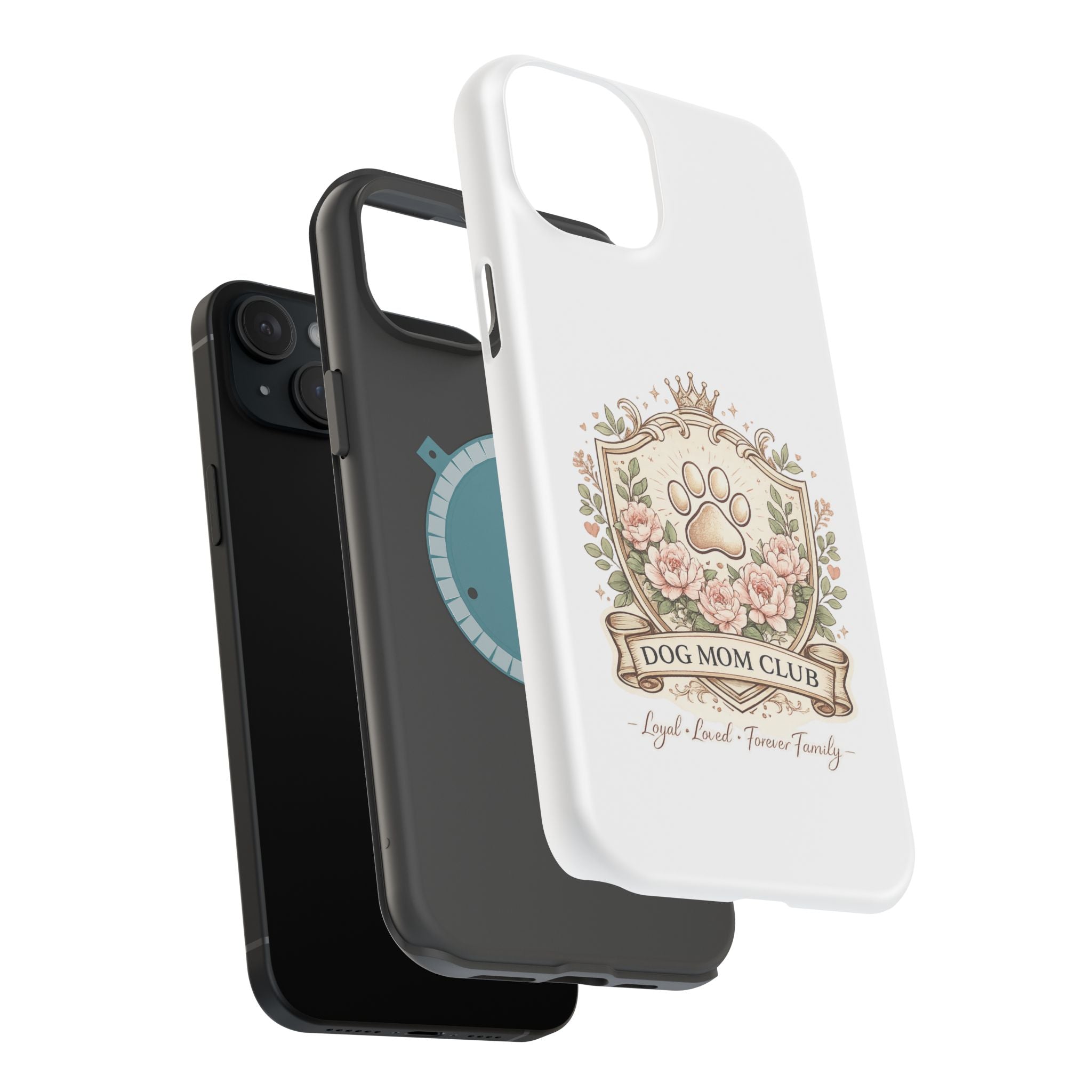 Floral Paw Crest Phone case