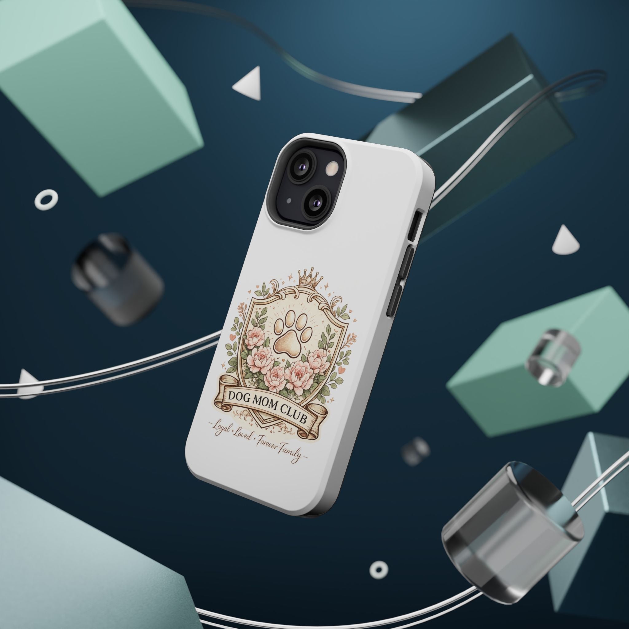 Floral Paw Crest Phone case