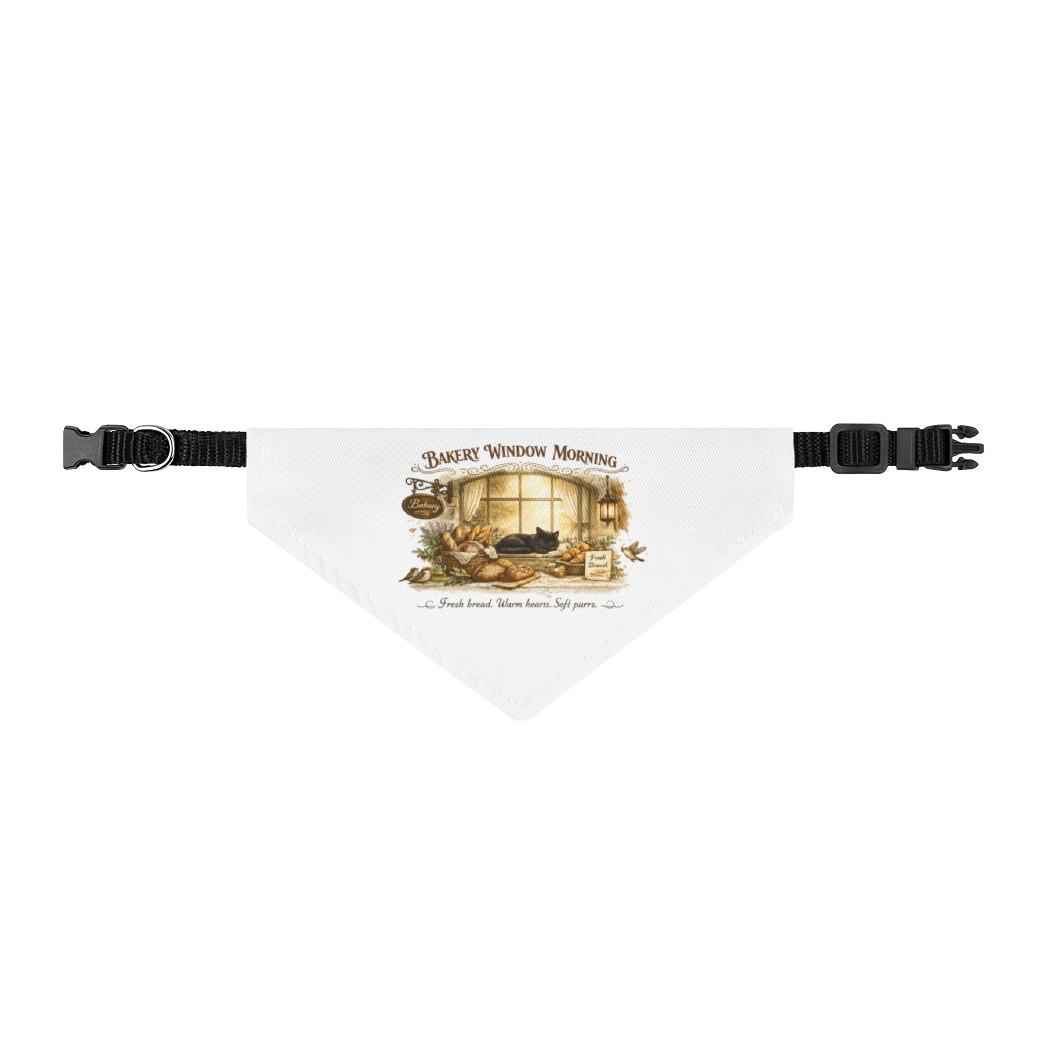 THE BAKERY WINDOW MORNING | Clip-on Pet Bandana