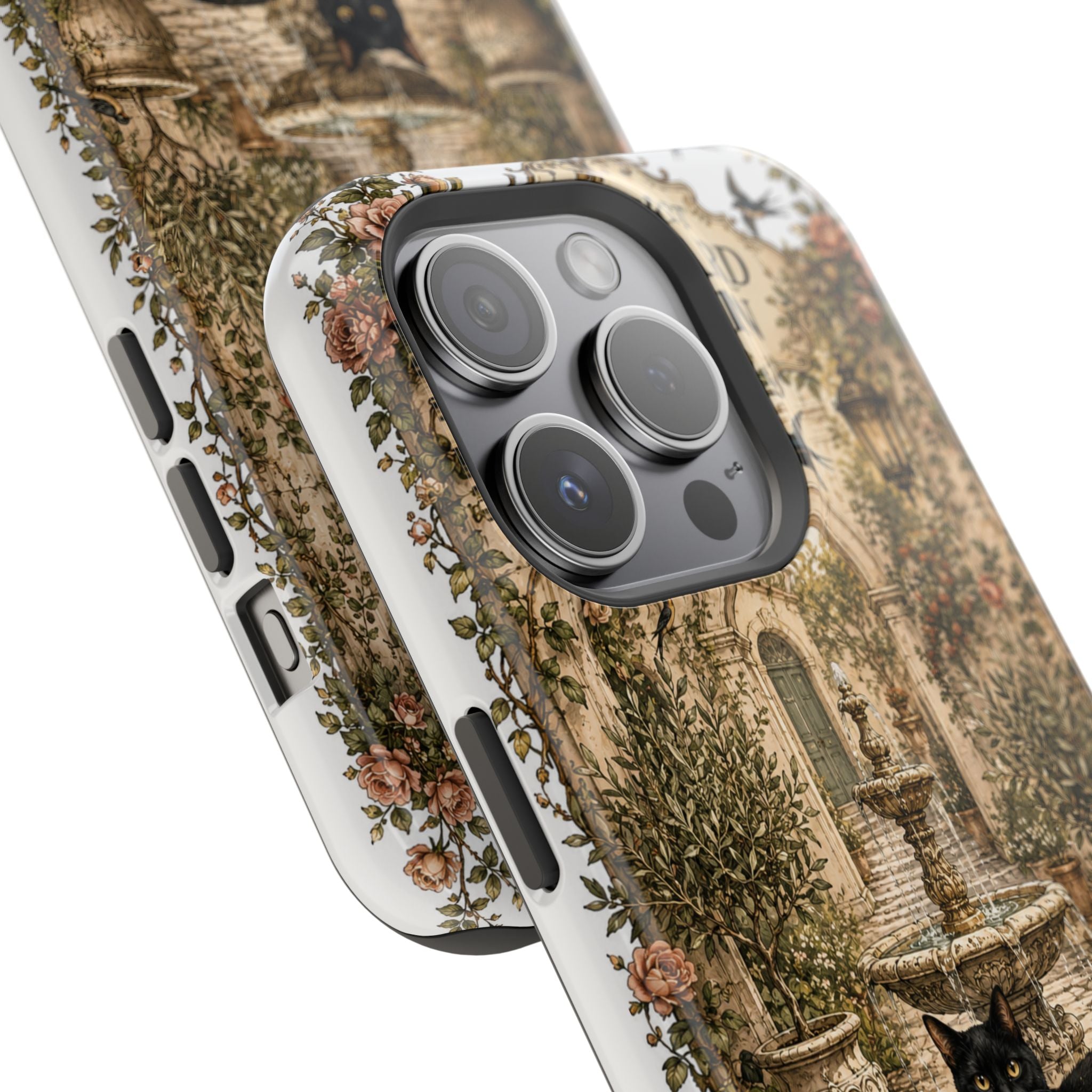 THE SECRET COURTYARD FOUNTAIN | Phone case
