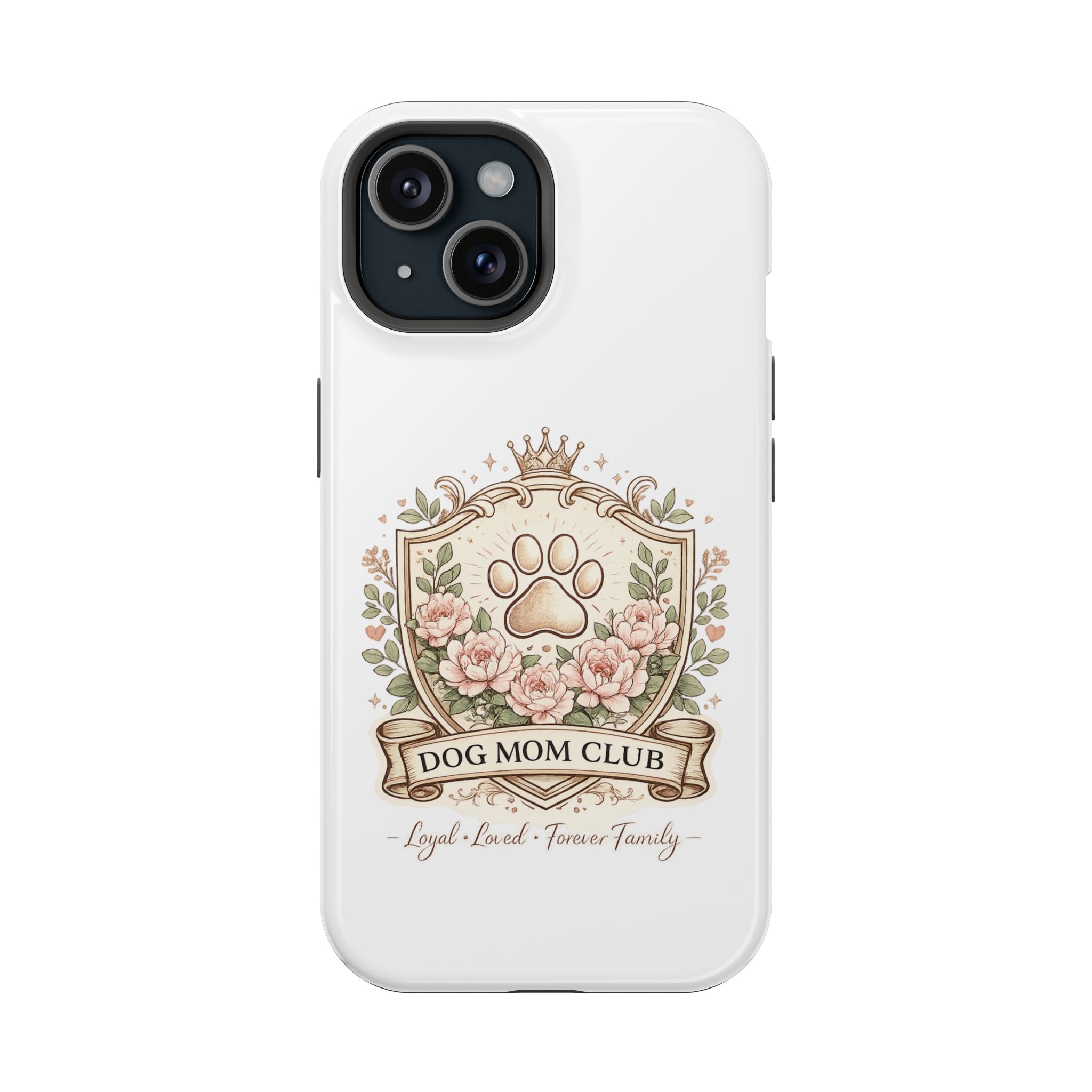 Floral Paw Crest Phone case