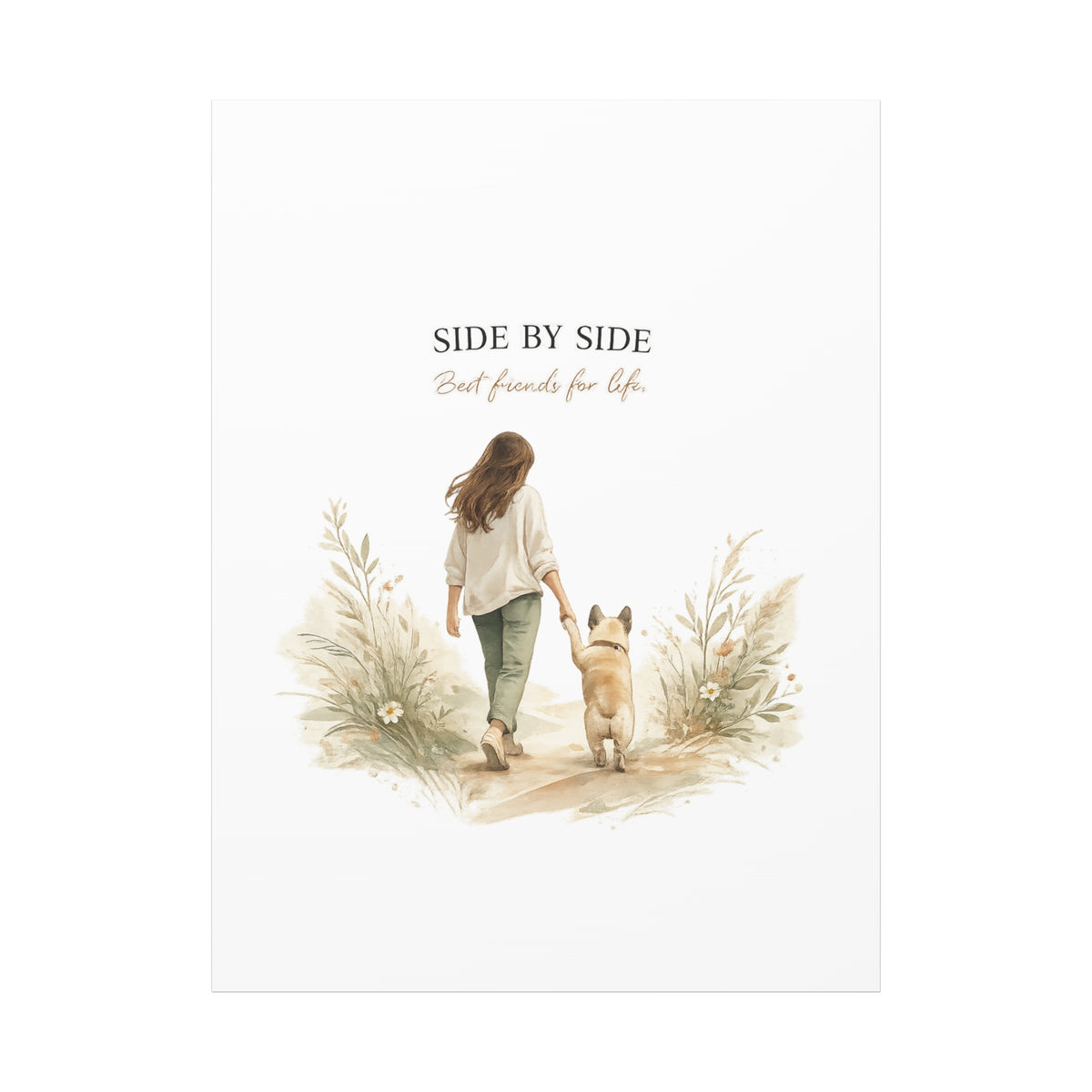 Together Forever | Dog Mom Collection Matte Canvas
