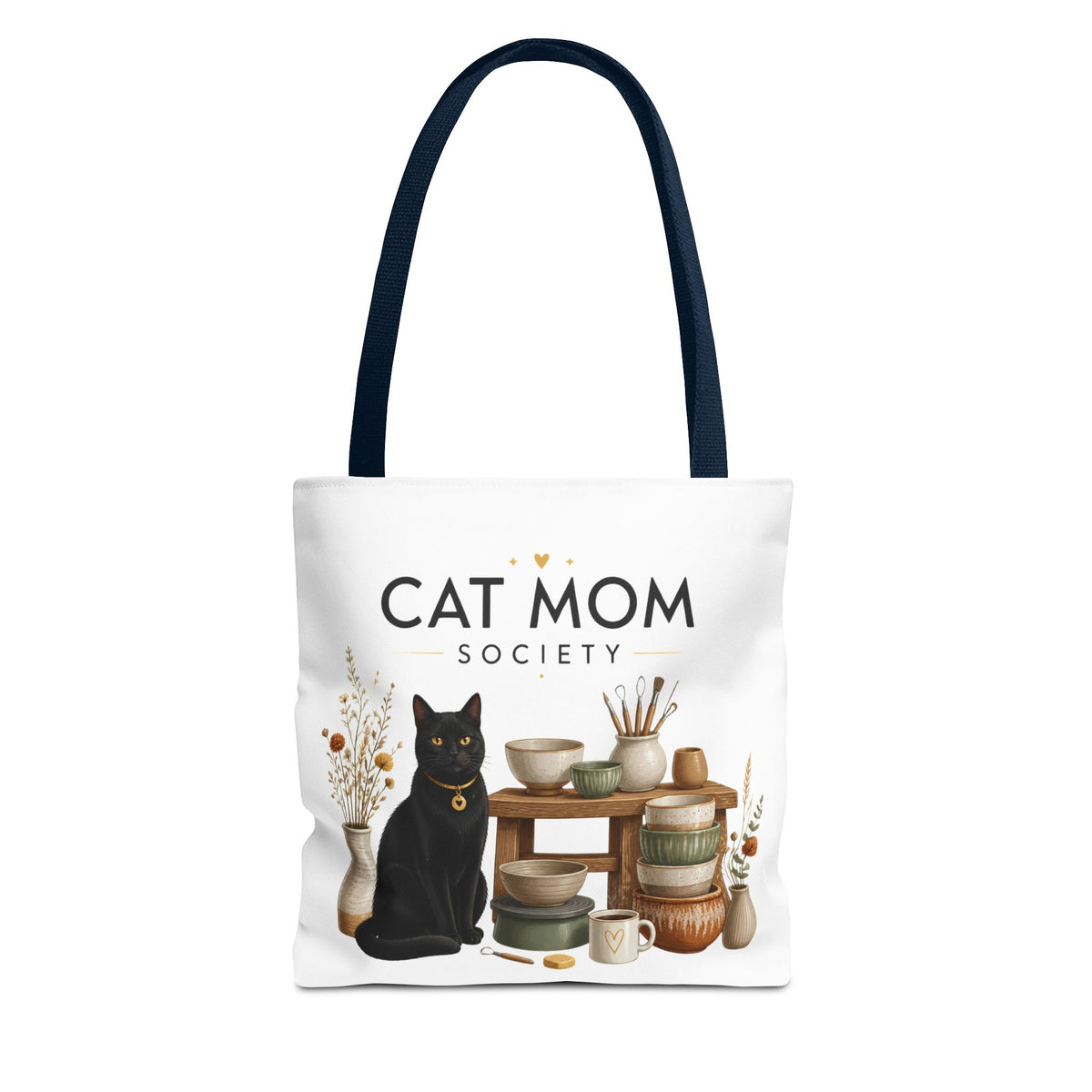 The Pottery Studio Morning | Cat Mom Collection Totebag