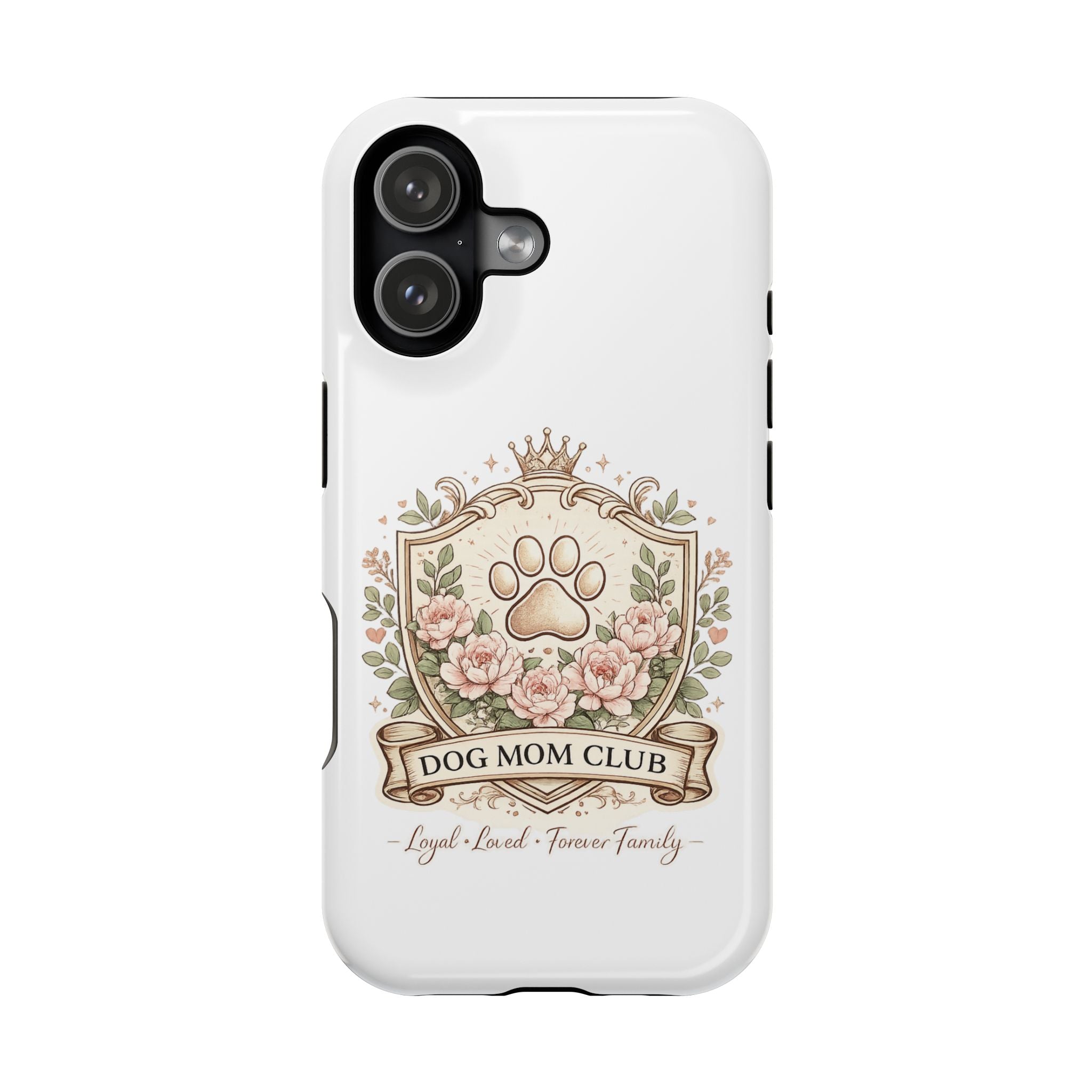 Floral Paw Crest Phone case
