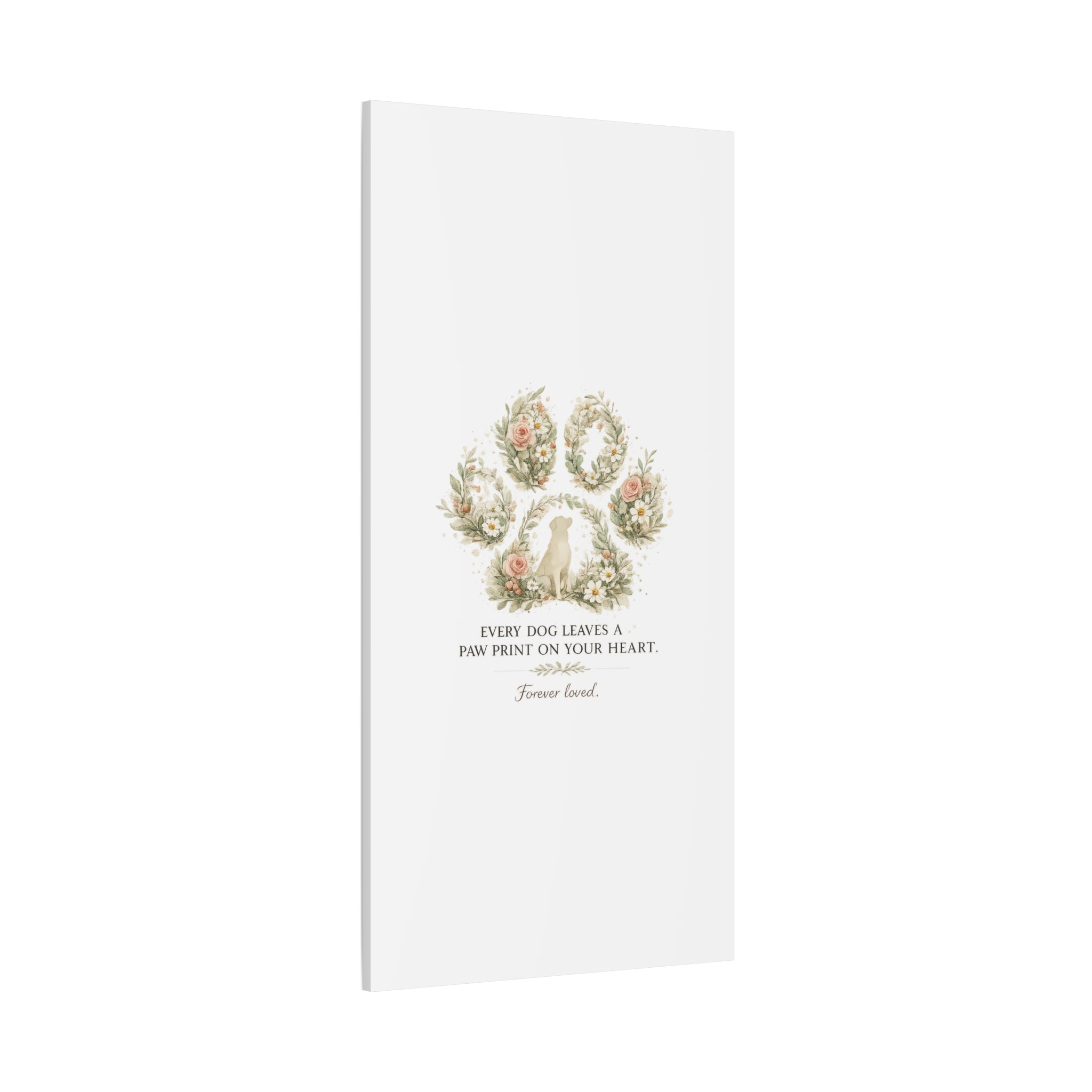 Every Dog Leaves a Paw Print | Matte Canvas, Stretched, 1.25"