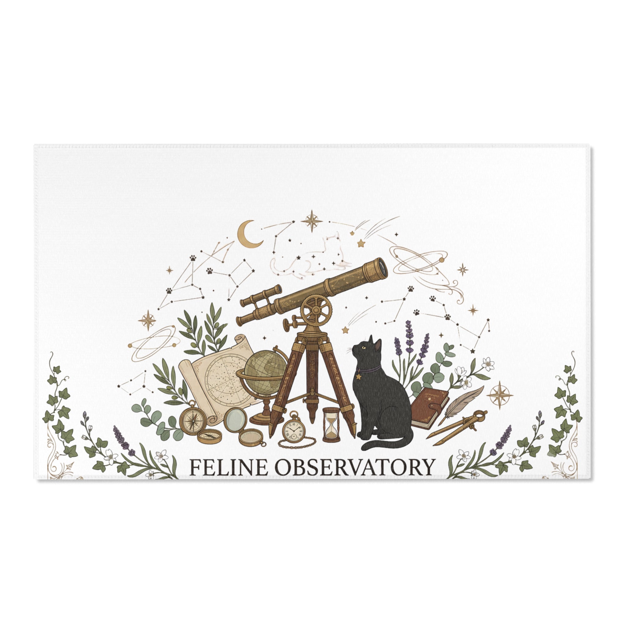 Feline Observator | Area Rugs
