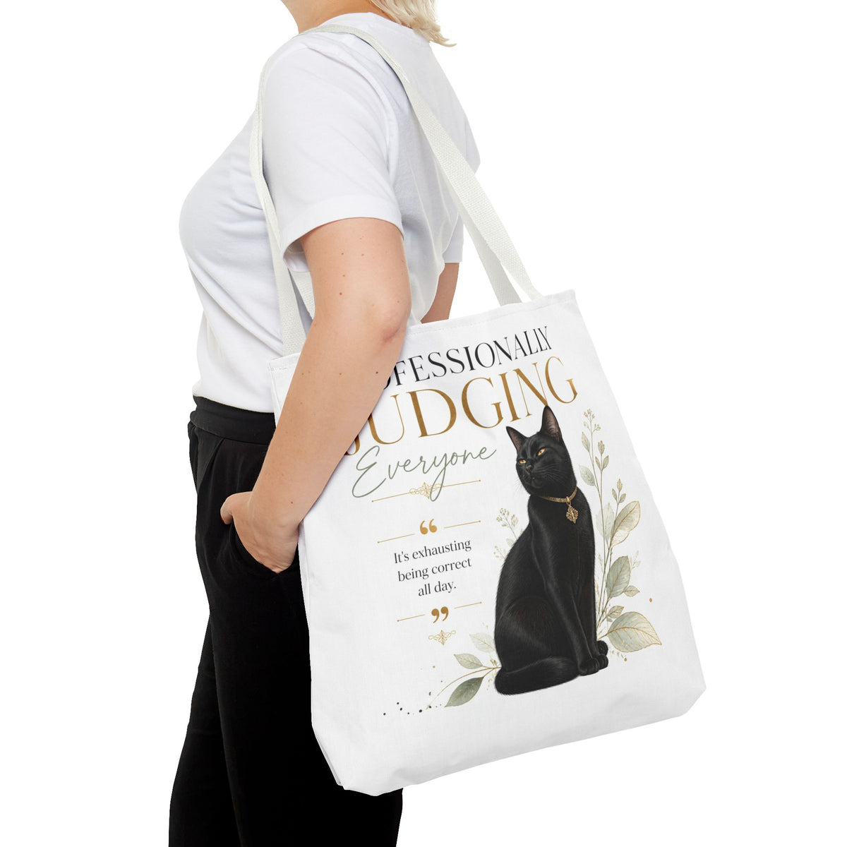 Professionally Judging Everyone | Fun Collection Totebag