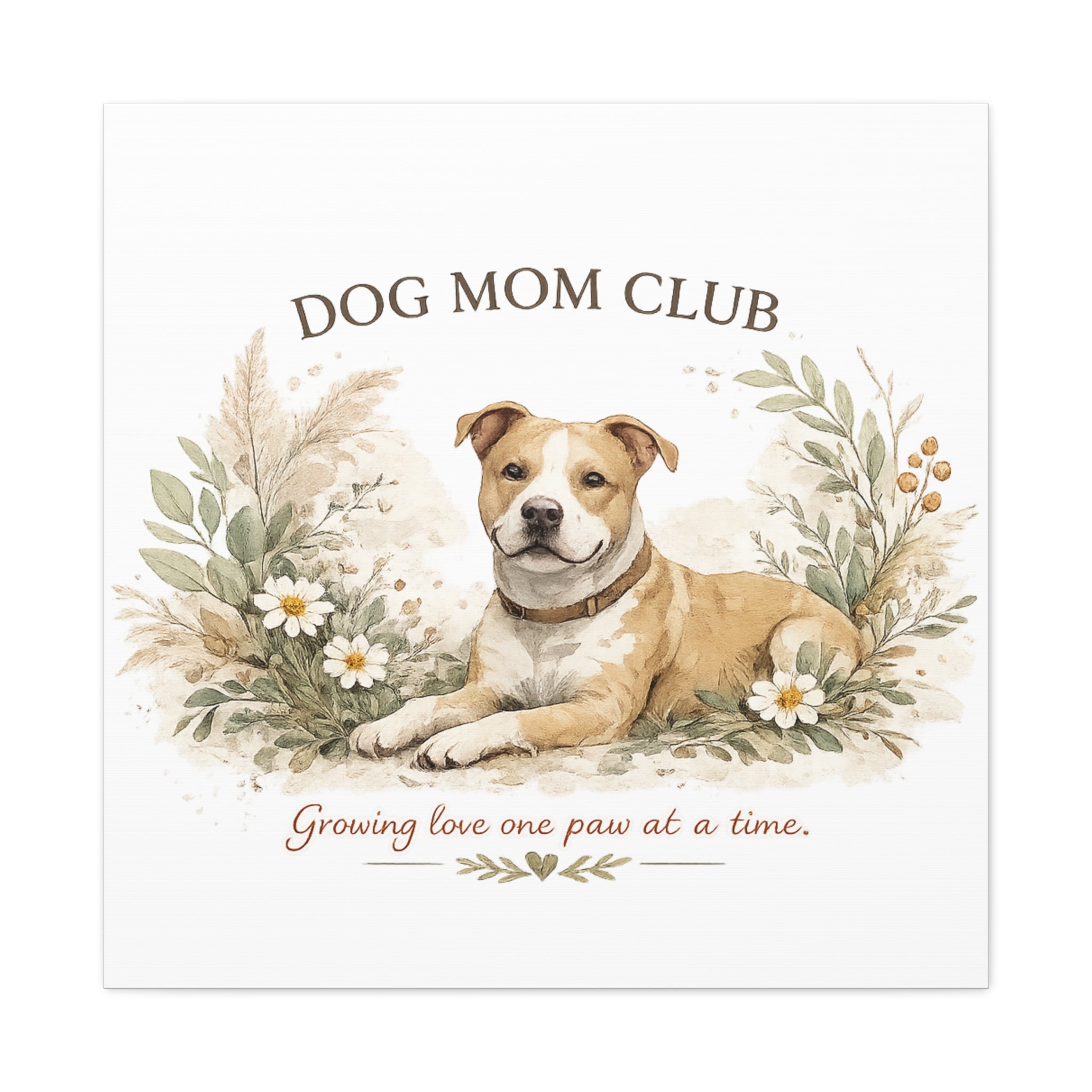 Dog Mom's Wild Garden | Matte Canvas, Stretched, 1.25"