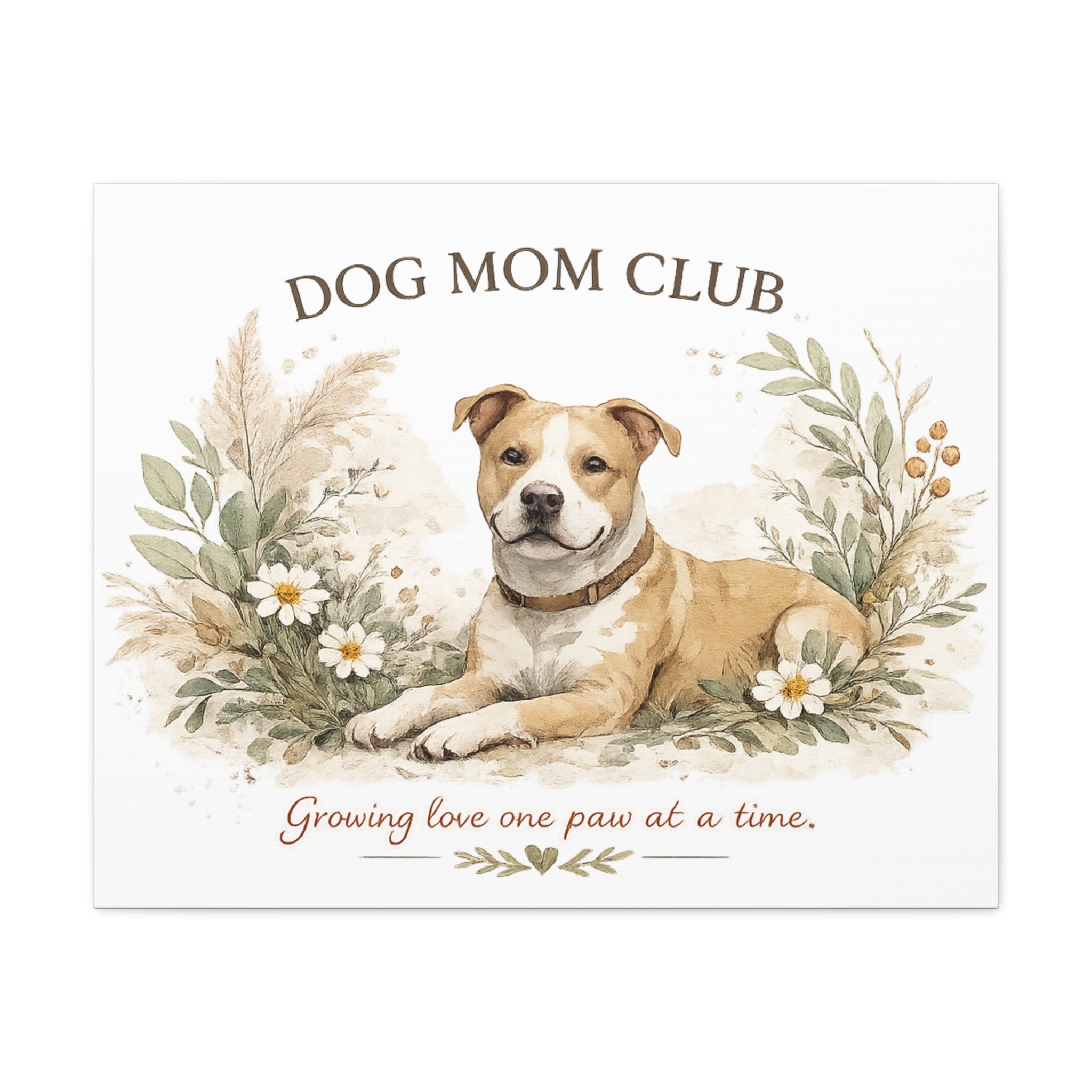 Dog Mom's Wild Garden | Matte Canvas, Stretched, 1.25"