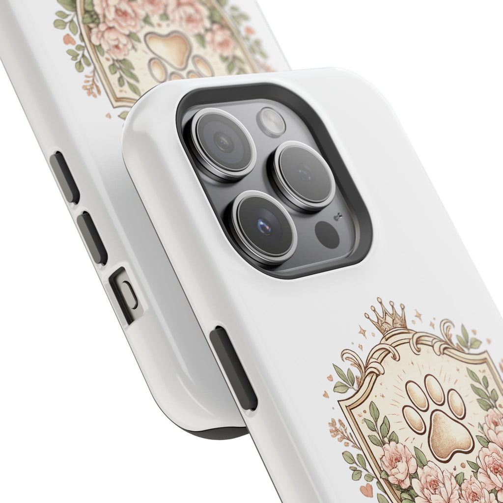 Floral Paw Crest Phone case