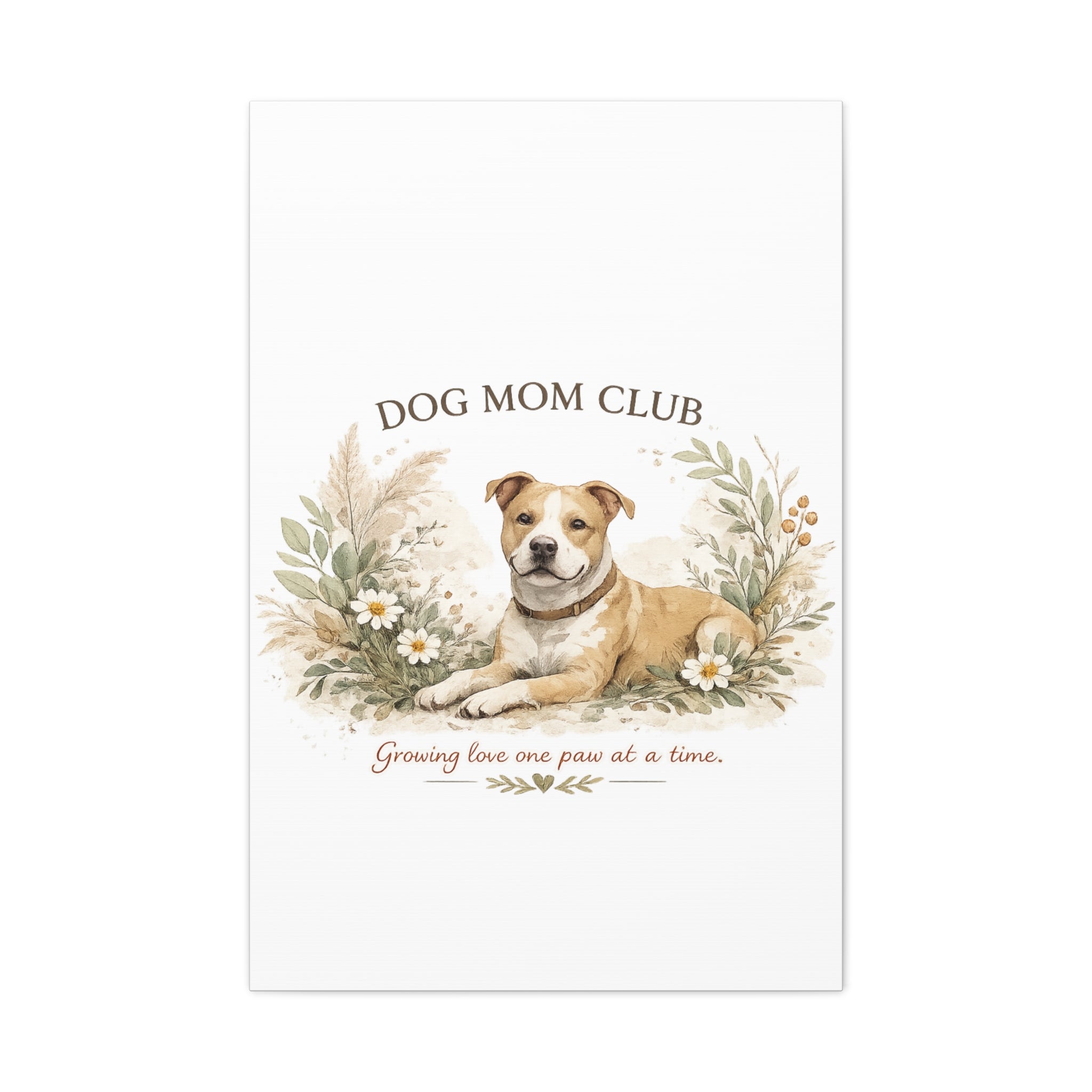 Dog Mom's Wild Garden | Matte Canvas, Stretched, 1.25"