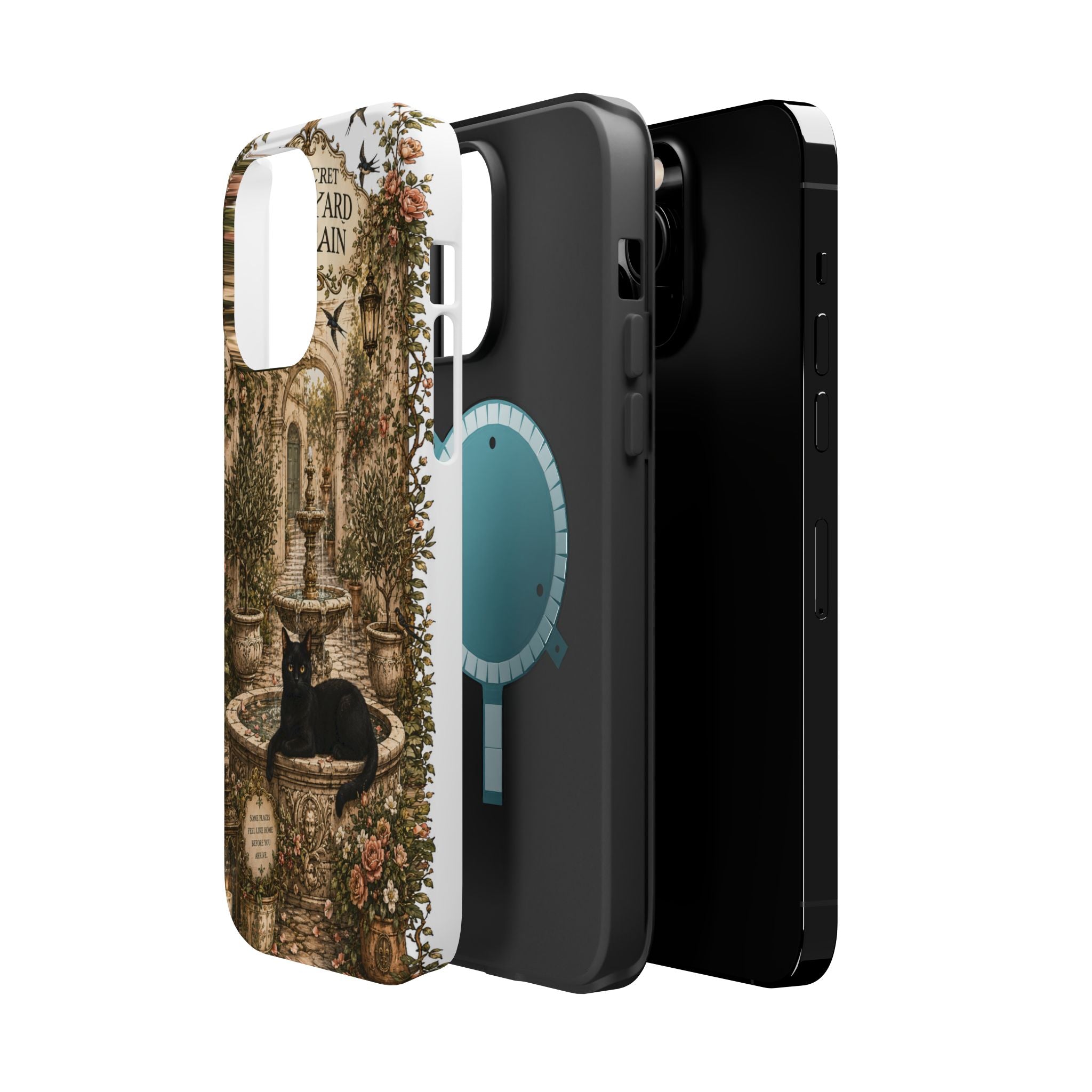 THE SECRET COURTYARD FOUNTAIN | Phone case