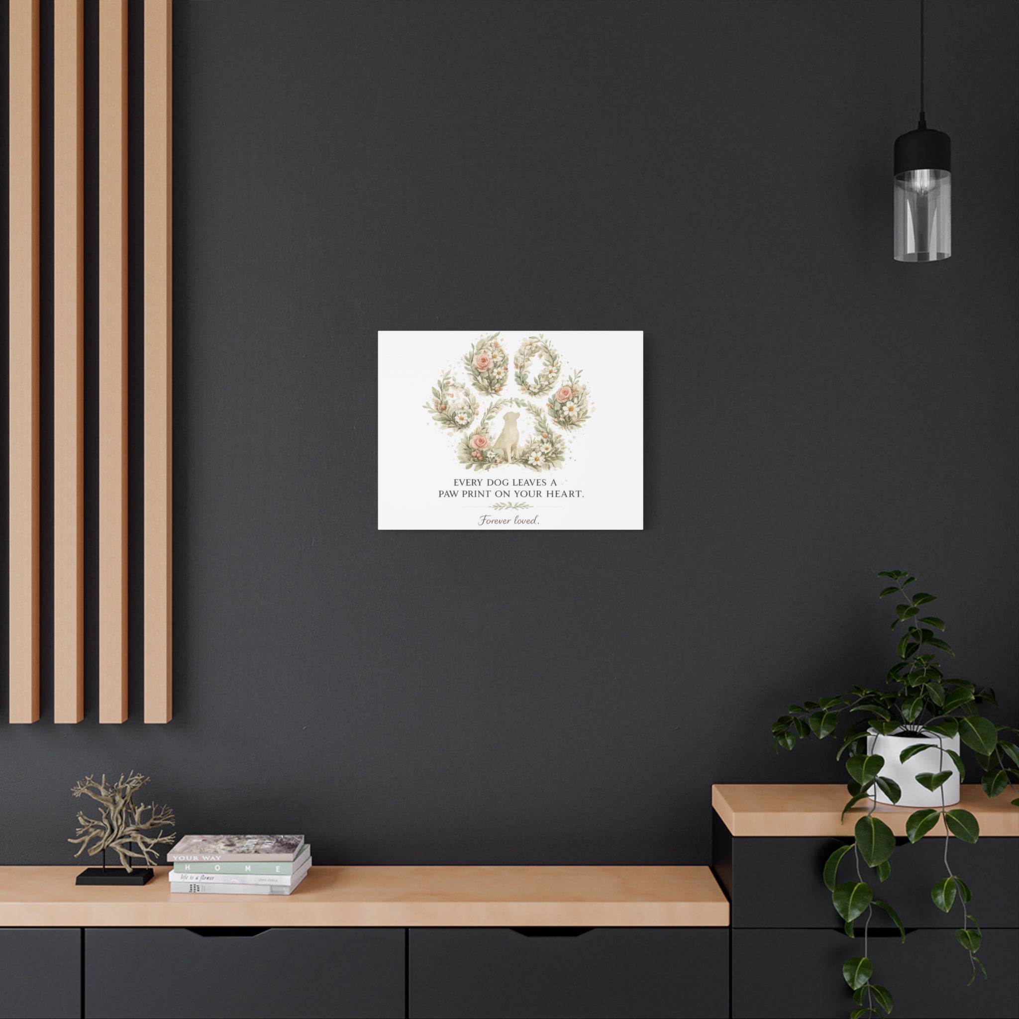 Every Dog Leaves a Paw Print | Matte Canvas, Stretched, 1.25"