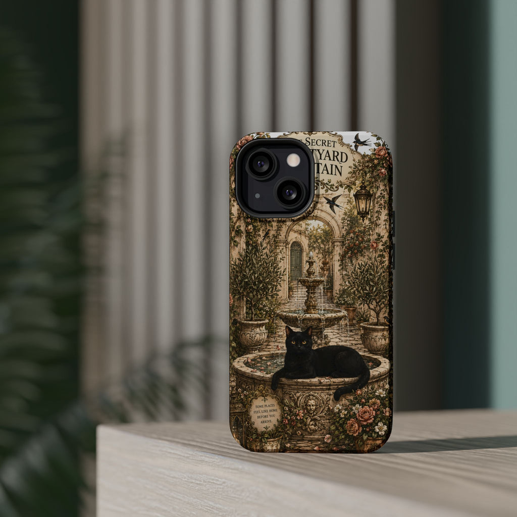 THE SECRET COURTYARD FOUNTAIN | Phone case