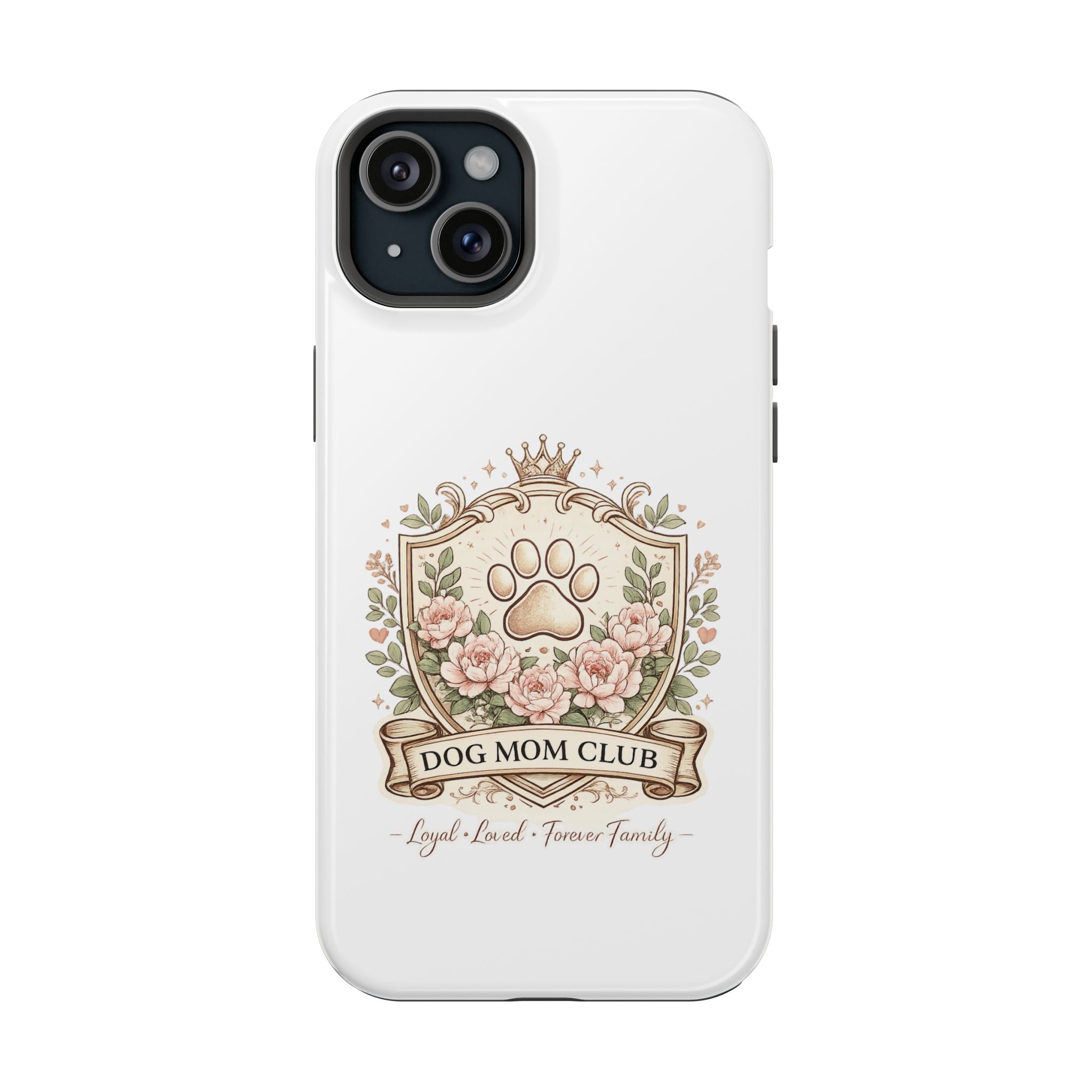 Floral Paw Crest Phone case