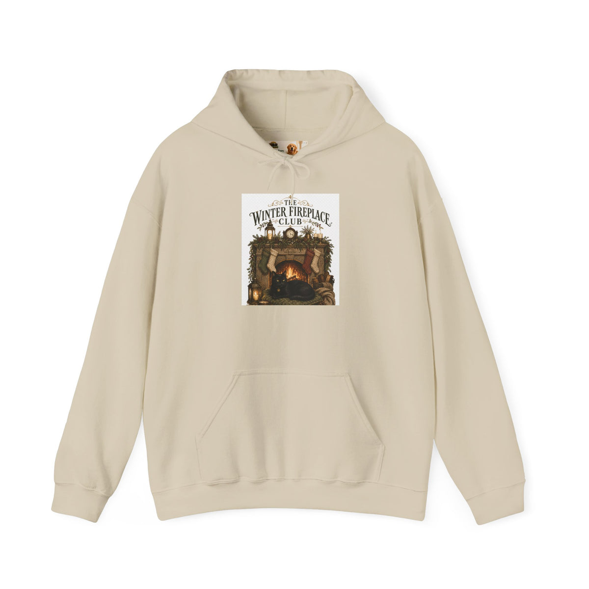 The Winter Fireplace Club | Cat Mom Collection Hoodie
