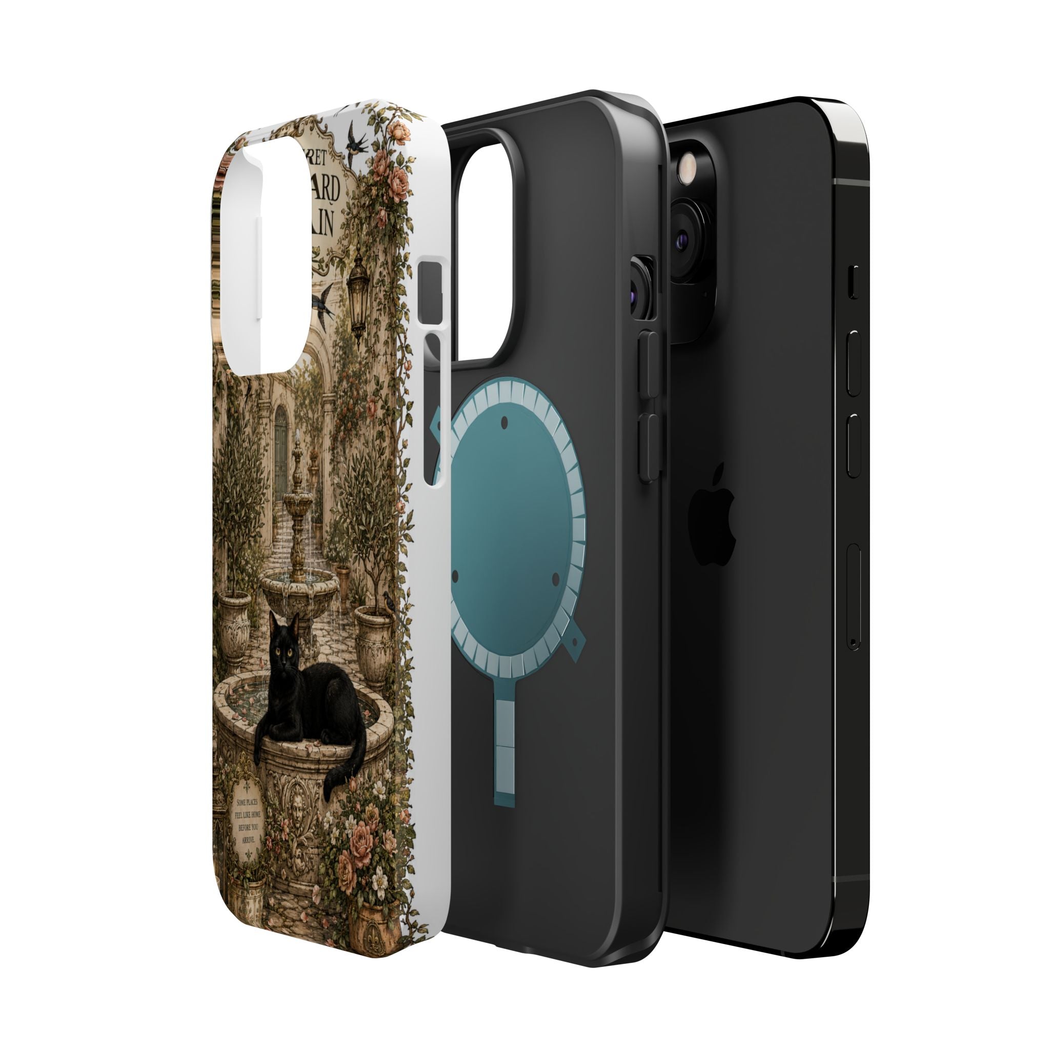 THE SECRET COURTYARD FOUNTAIN | Phone case