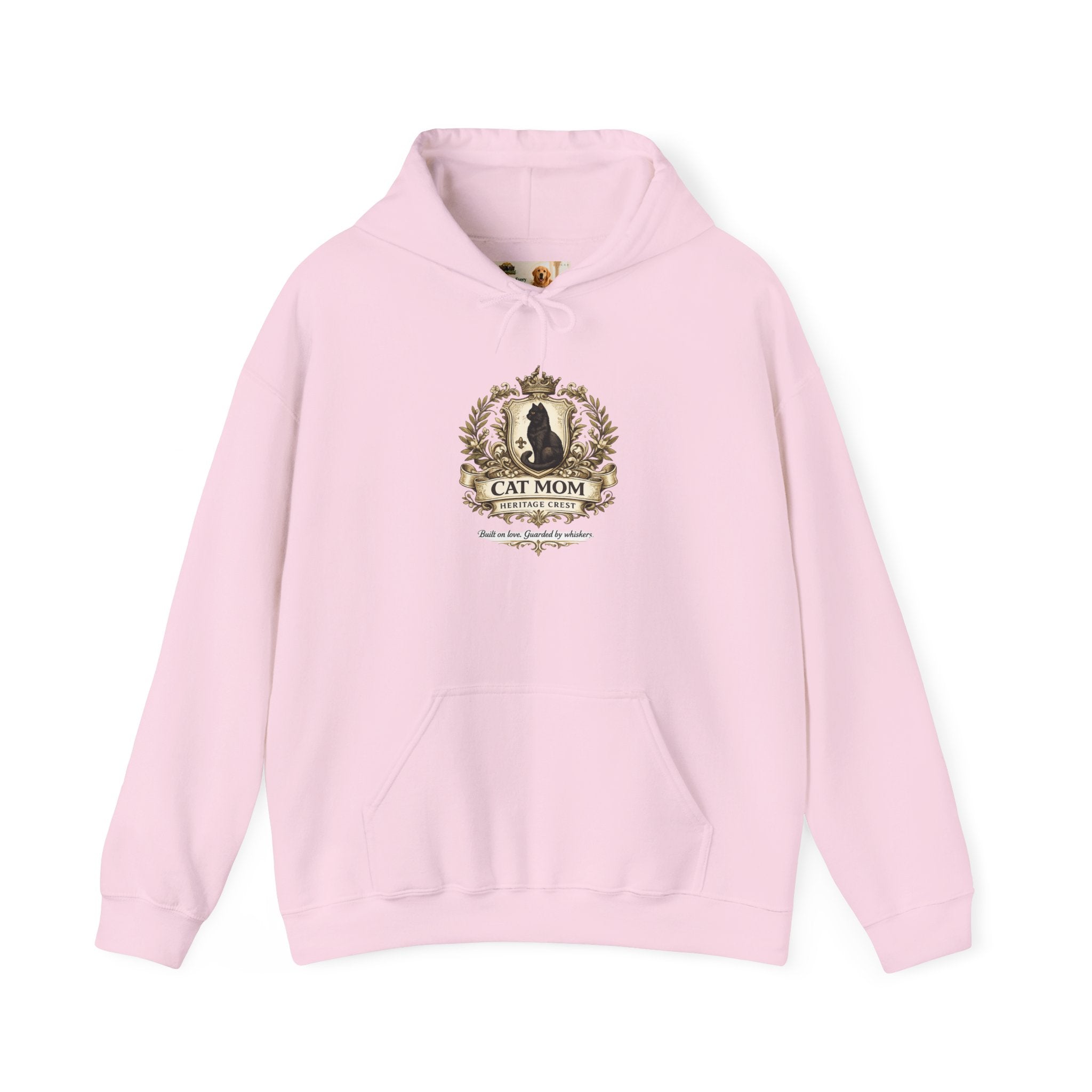 Cat Mom Heritage Crest | Gildan Heavy Blend™ Hoodie (18500)