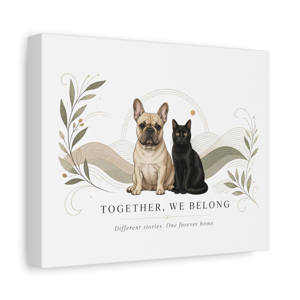 TOGETHER WE BELONG | Matte Canvas, Stretched